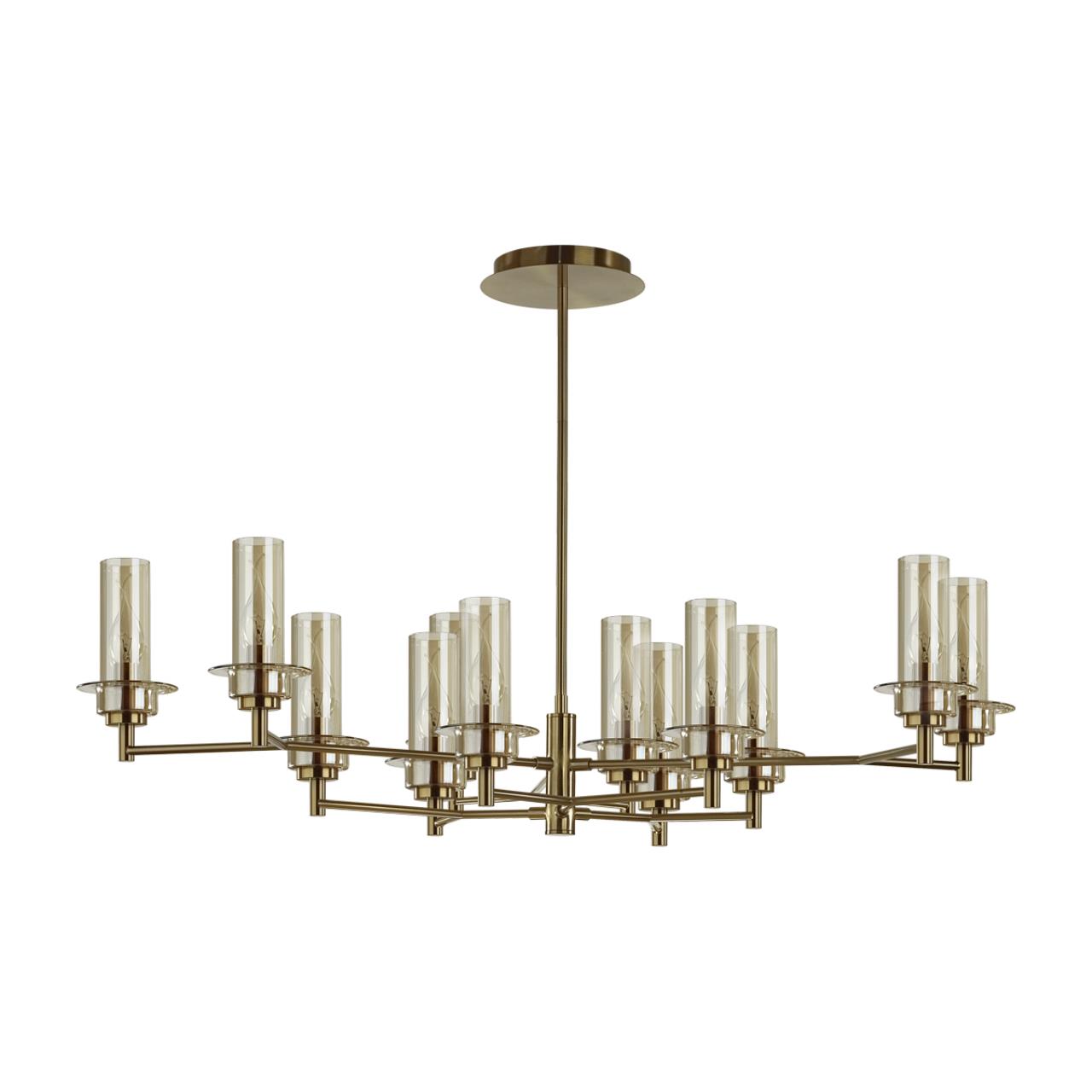 Люстра на штанге LUMION CLASSI MADONNA бронзовый E14*12 10W