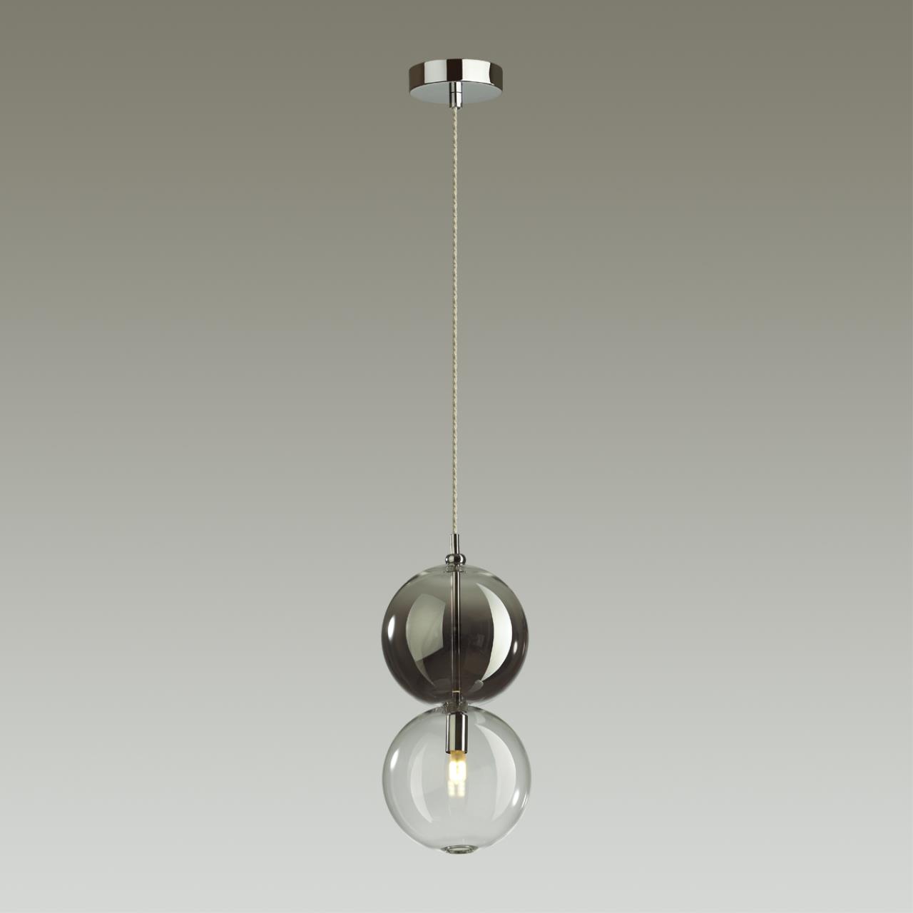 Подвес ODEON LIGHT PENDANT TWIXY хром G9*1 10W