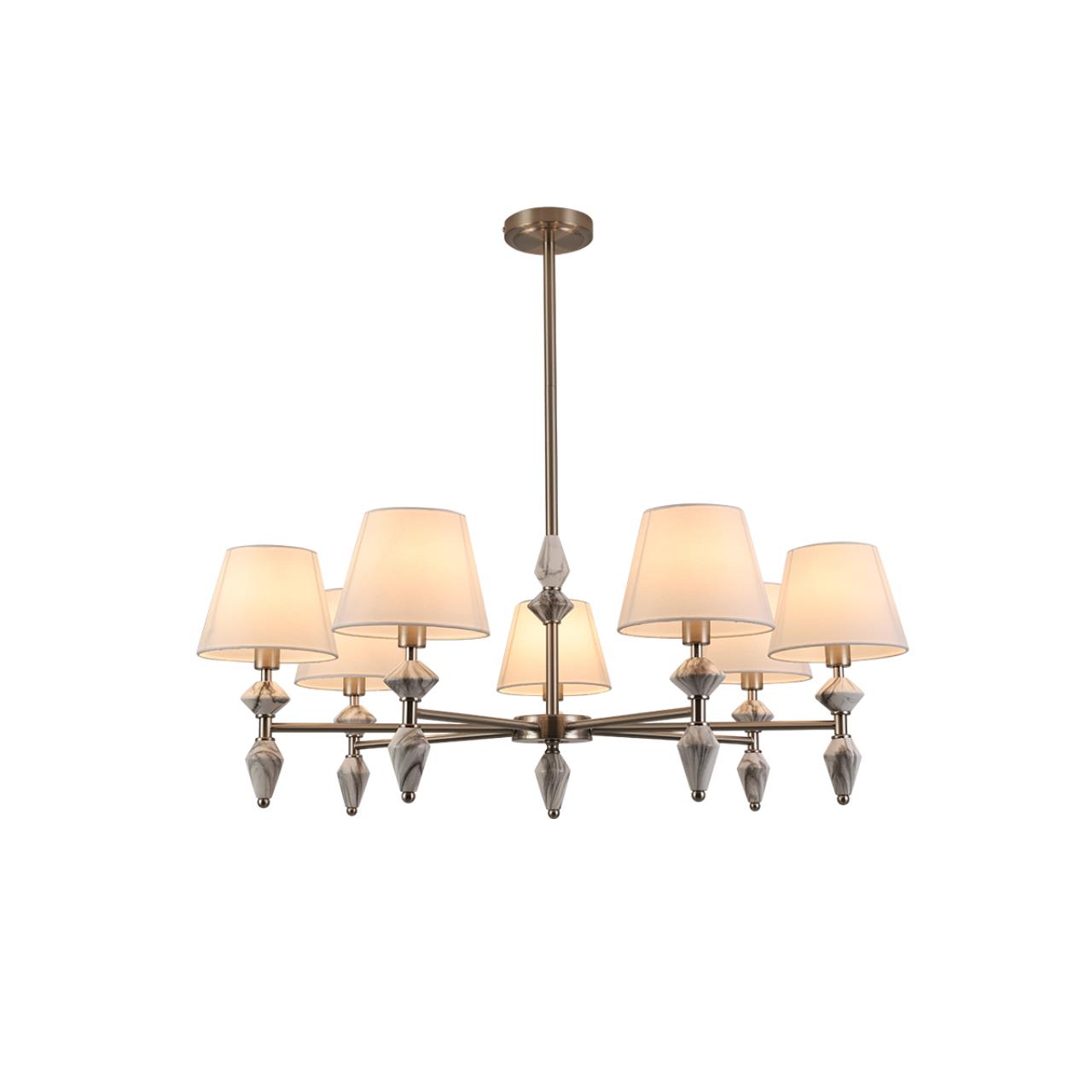 Люстра LUMION CLASSI VERMONT никель E14*7 10W