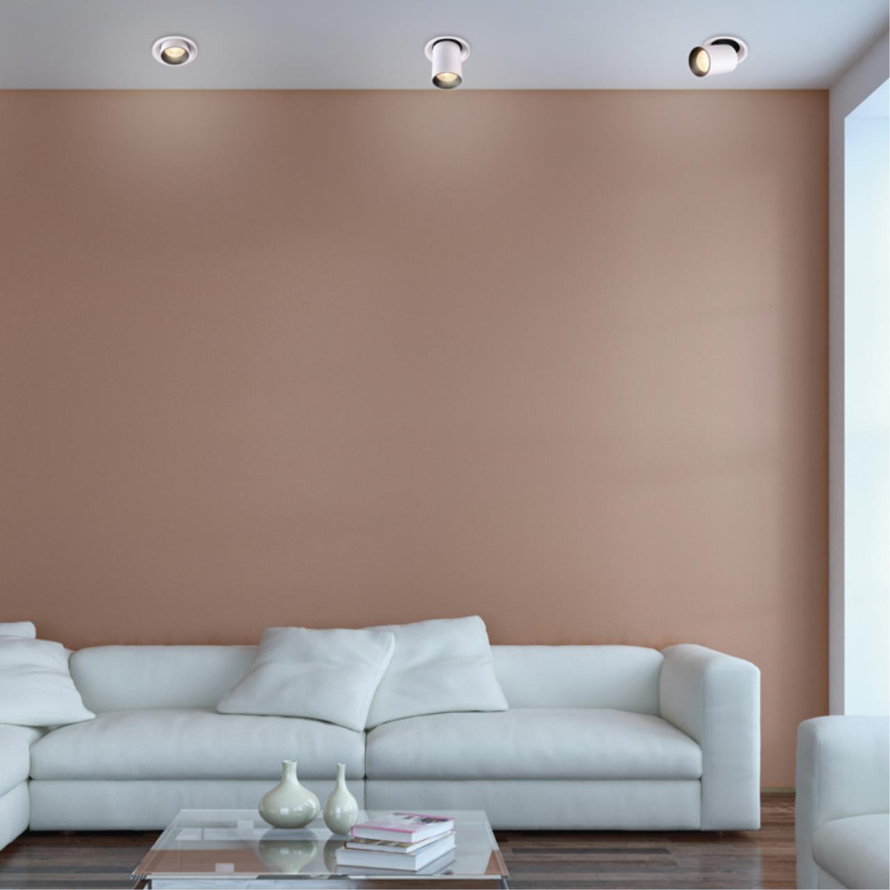 Встраиваемый светодиодный светильник NOVOTECH SPOT LANZA белый LED*1 12W 3000К круг