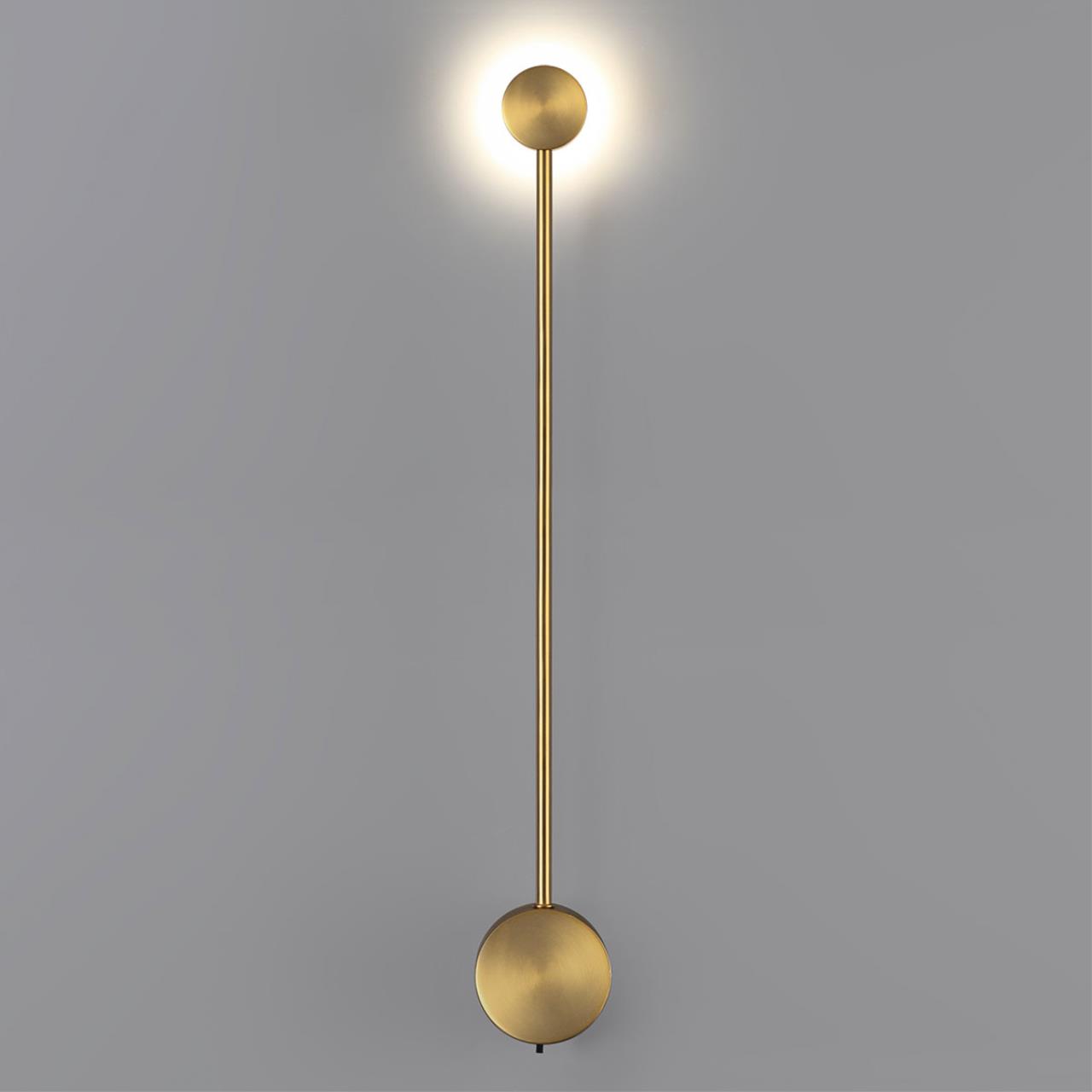 Настенный светильник ODEON LIGHT HIGHTECH SATELLITE античная бронза LED*1 6W 3000/4000К 680 мм
