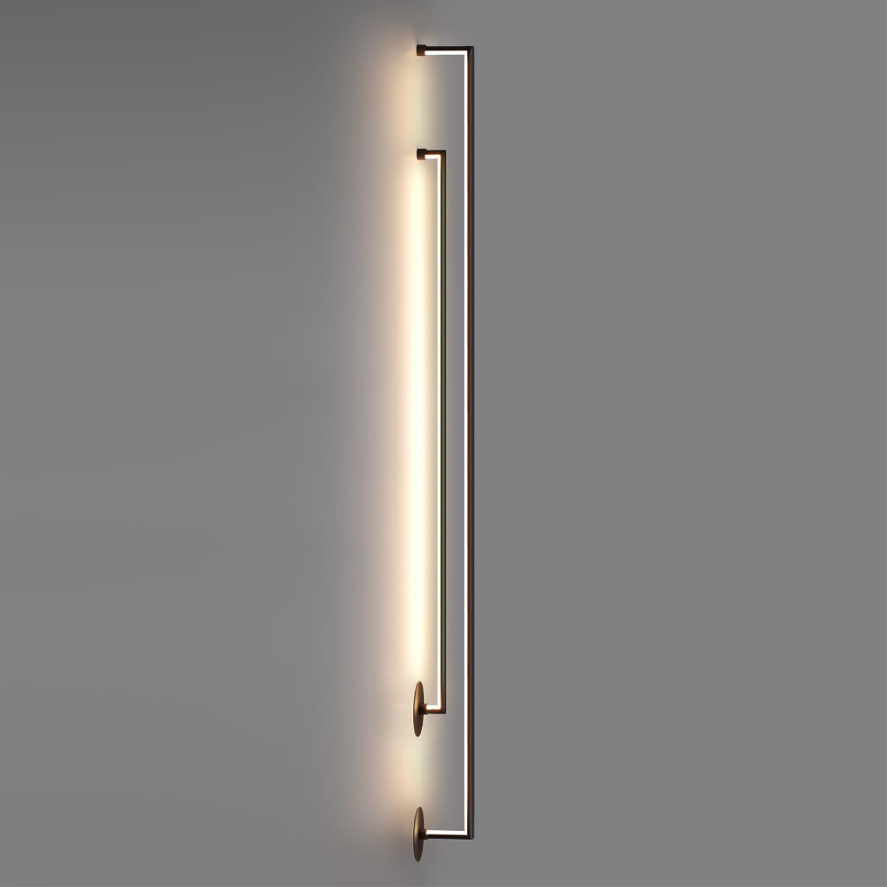 Hастенный светильник ODEON LIGHT HIGHTECH TEO черный LED*1 14W