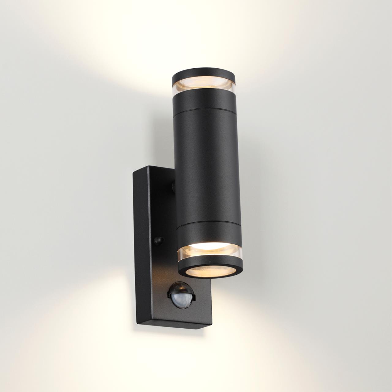 Уличный фасадный светильник ODEON LIGHT HIGHTECH MOTTO черный GU10*1 10W 68/224 мм
