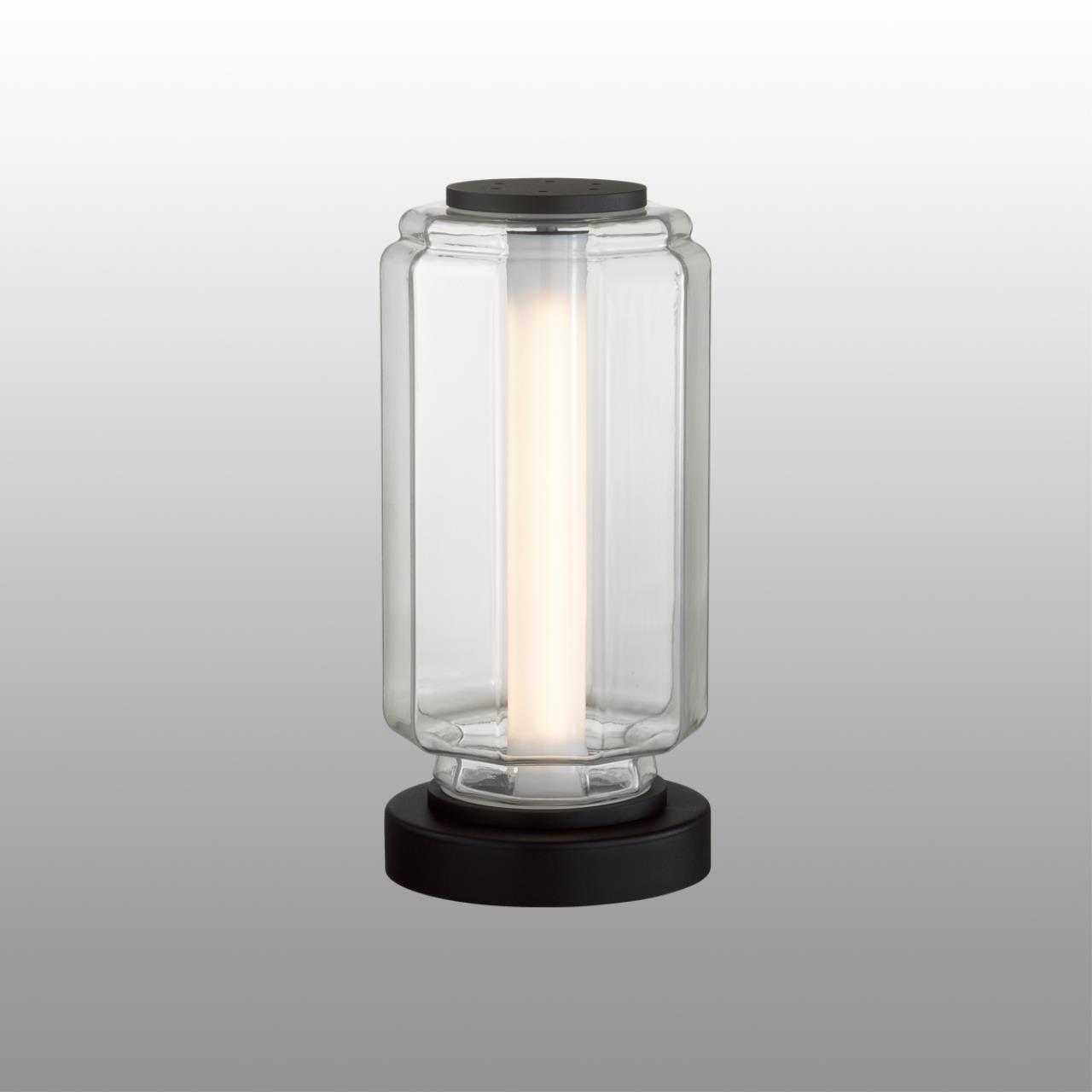 Настольная лампа ODEON LIGHT EXCLUSIVE HIGHTECH JAM черный LED*1 10W 3000К плафон прозрачный