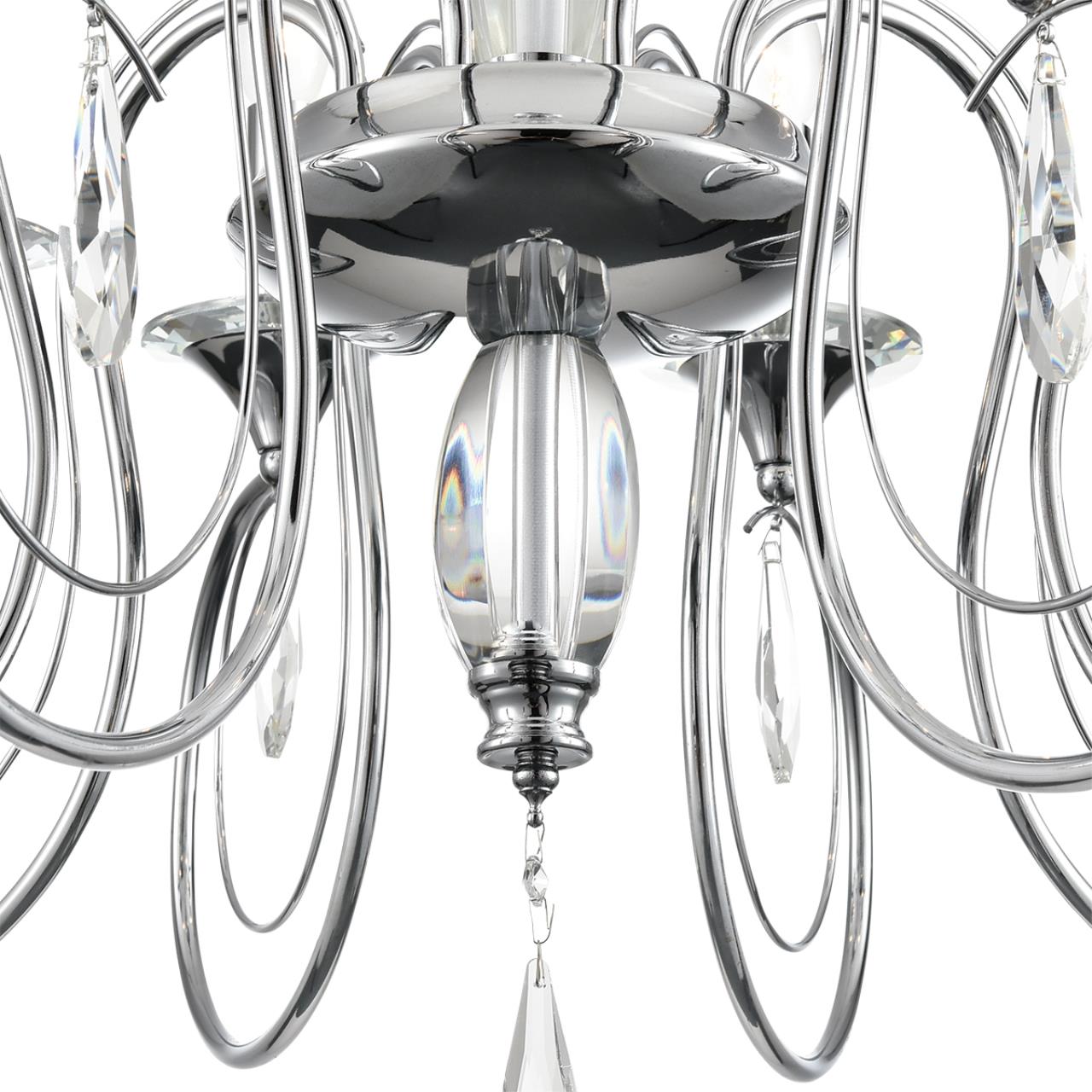 Люстра LUMION CLASSI LAOKA хром E14*8 10W