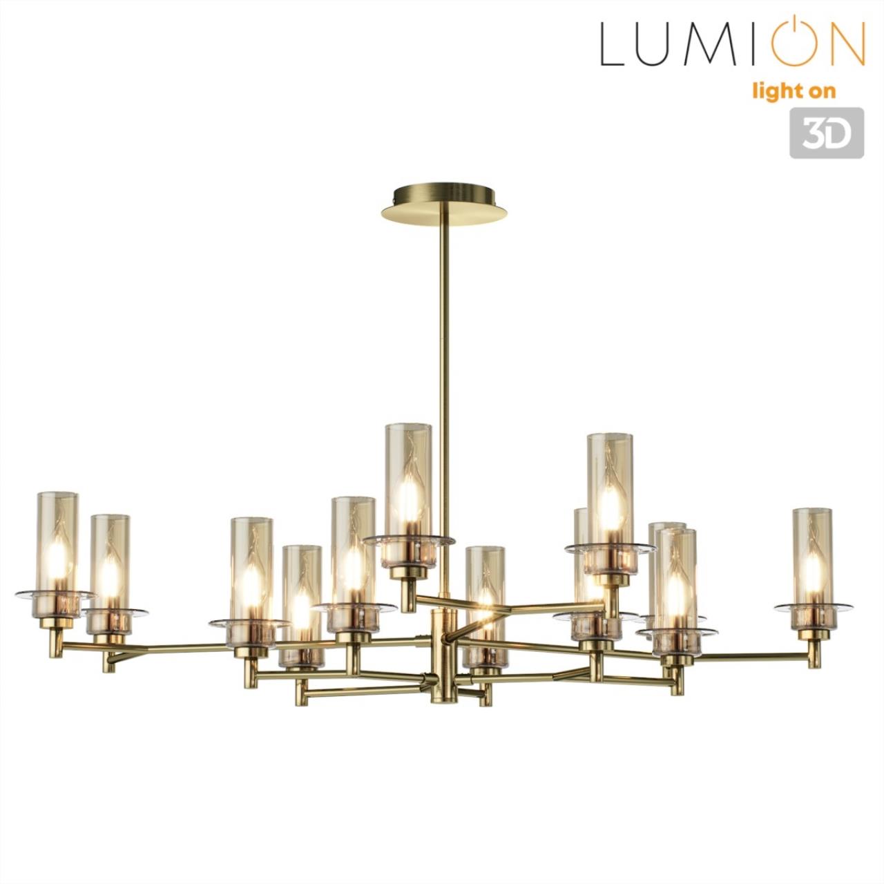 Люстра на штанге LUMION CLASSI MADONNA бронзовый E14*12 10W