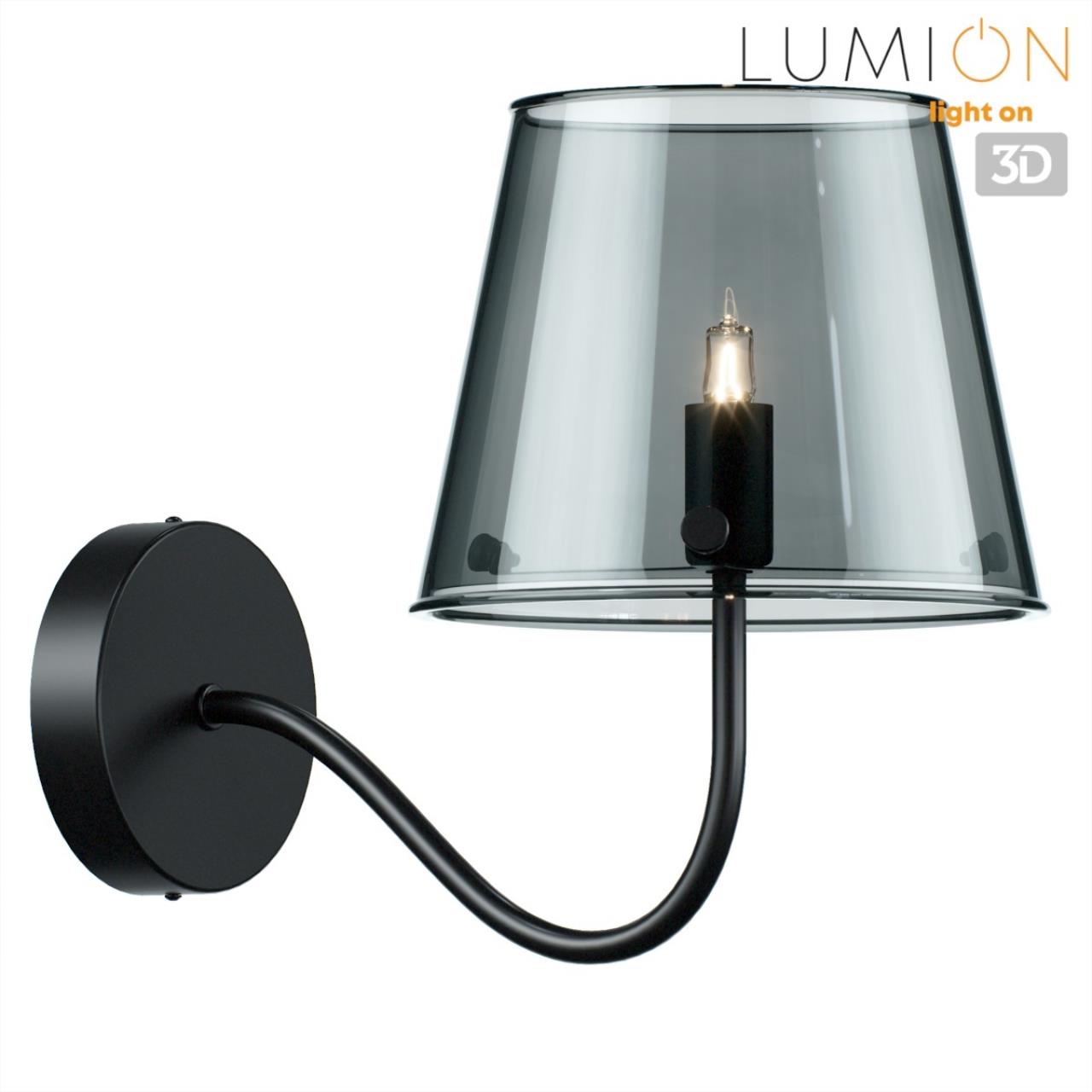 Бра LUMION MODERNI SMOKY черный