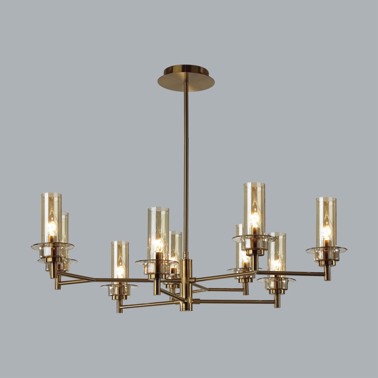 Люстра на штанге LUMION CLASSI MADONNA бронзовый E14*9 10W