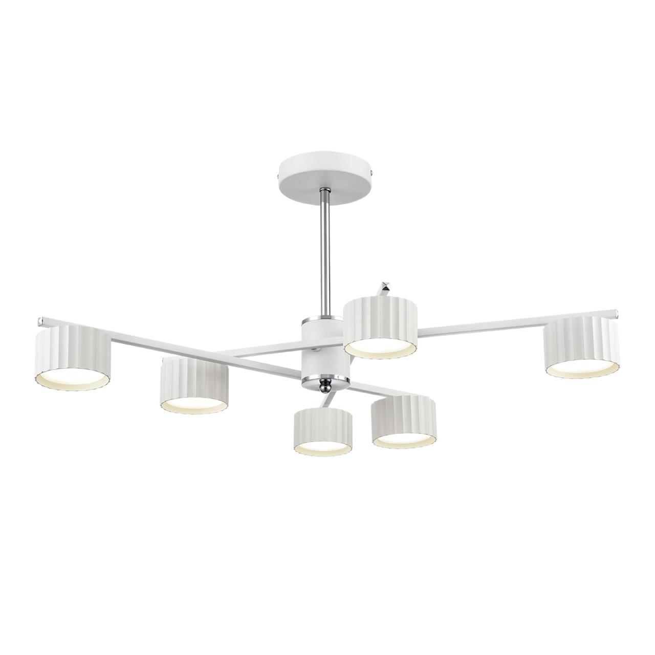 Люстра на штанге LUMION COMFI KARINA белый, хром GX53*6 10W