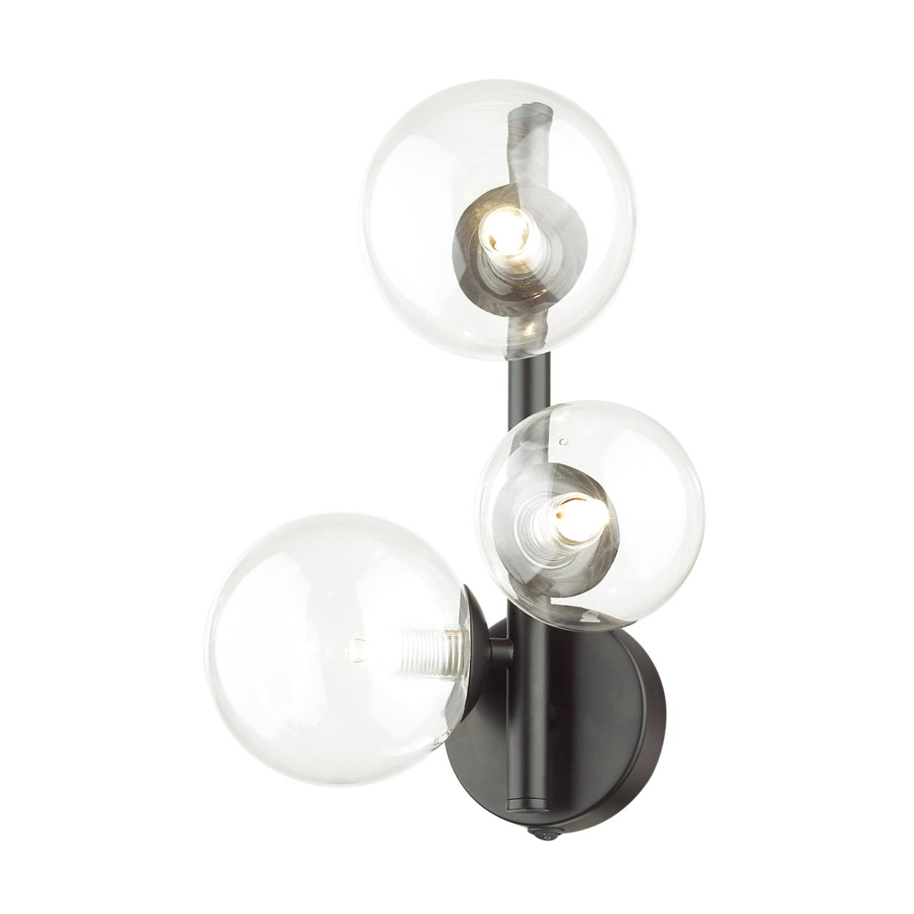 Бра с выключателем ODEON LIGHT MODERN TOVI черный