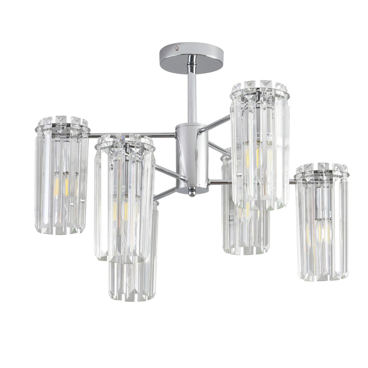 Люстра подвесная LUMION CLASSI FAVLA хром E14*6 10W