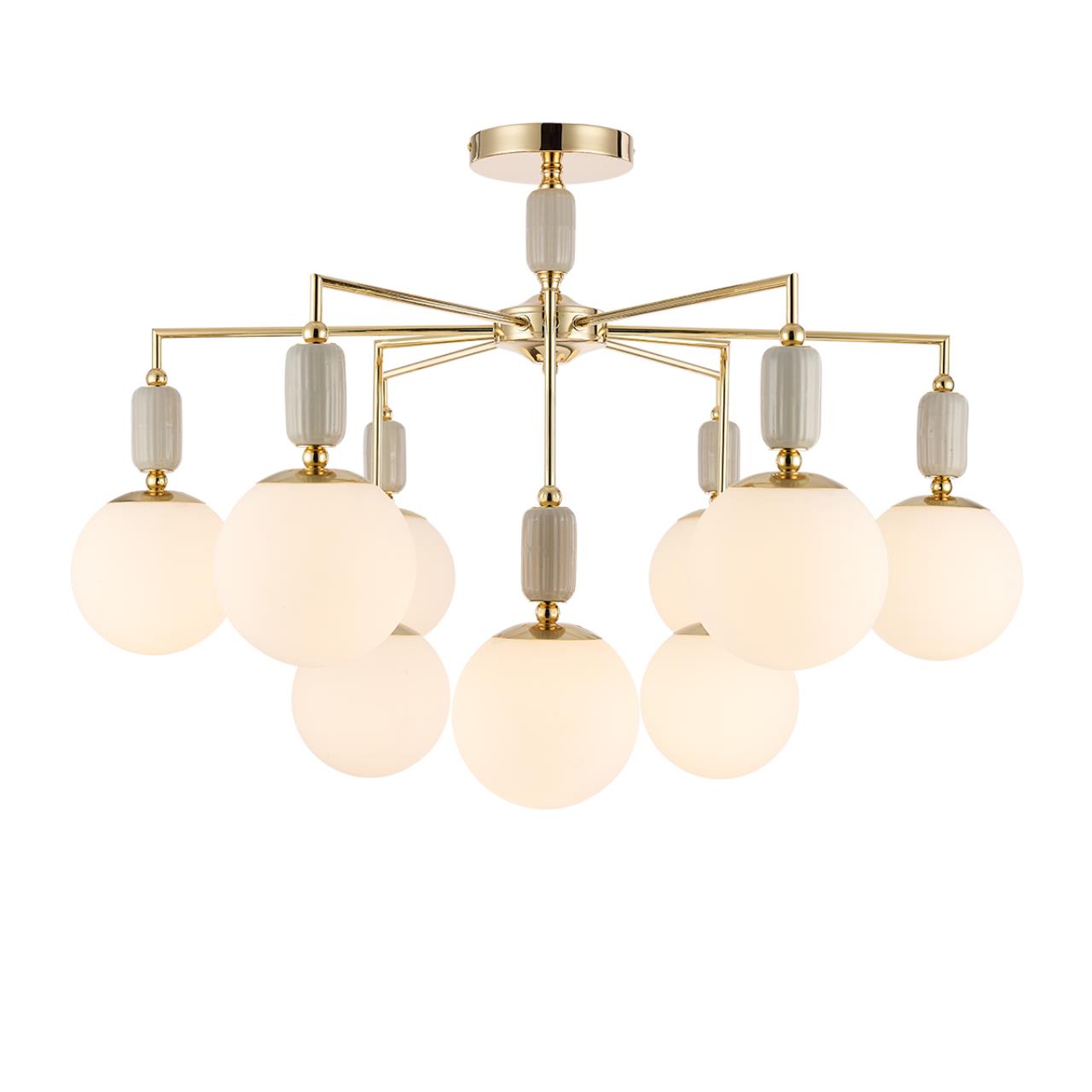 Люстра потолочная LUMION CLASSI VIVIEN золотой E14*9 10W