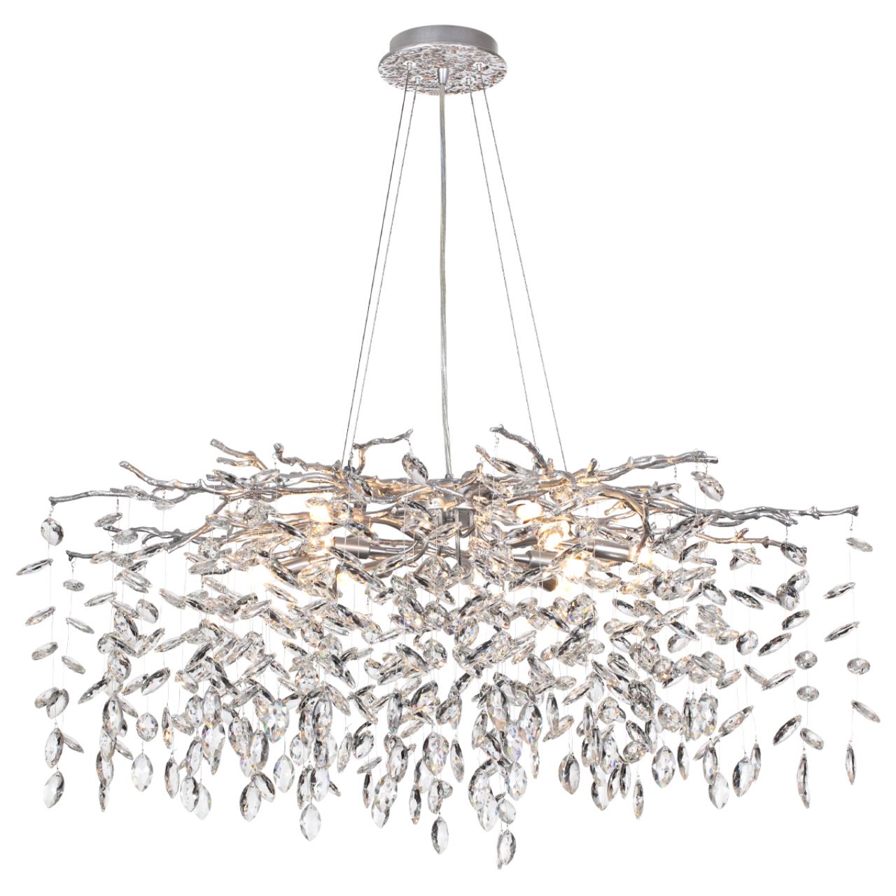 Люстра ODEON LIGHT HALL DELICA хром G9*12 10W