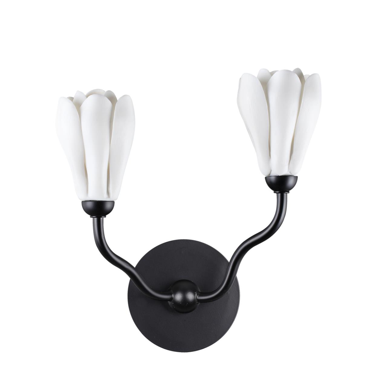 Бра ODEON LIGHT MODERN GARDI черный G4*2 10W