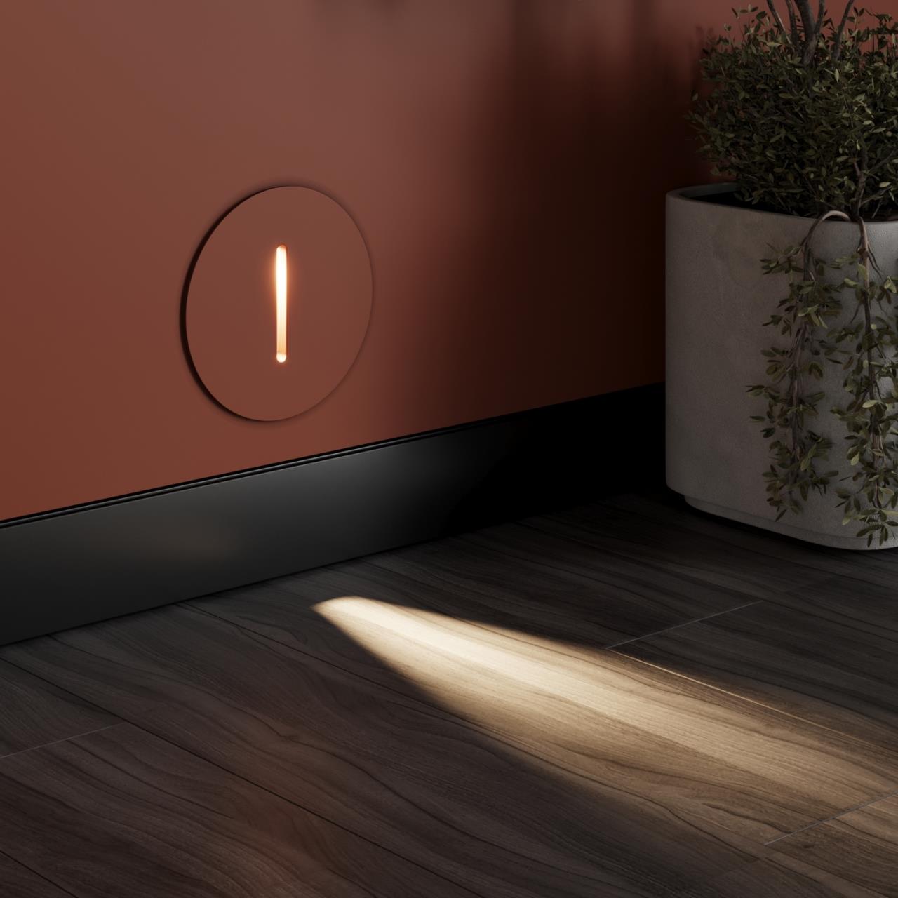 Подсветка лестницы ODEON LIGHT HIGHTECH GIPS белый LED*1 3W 3000К