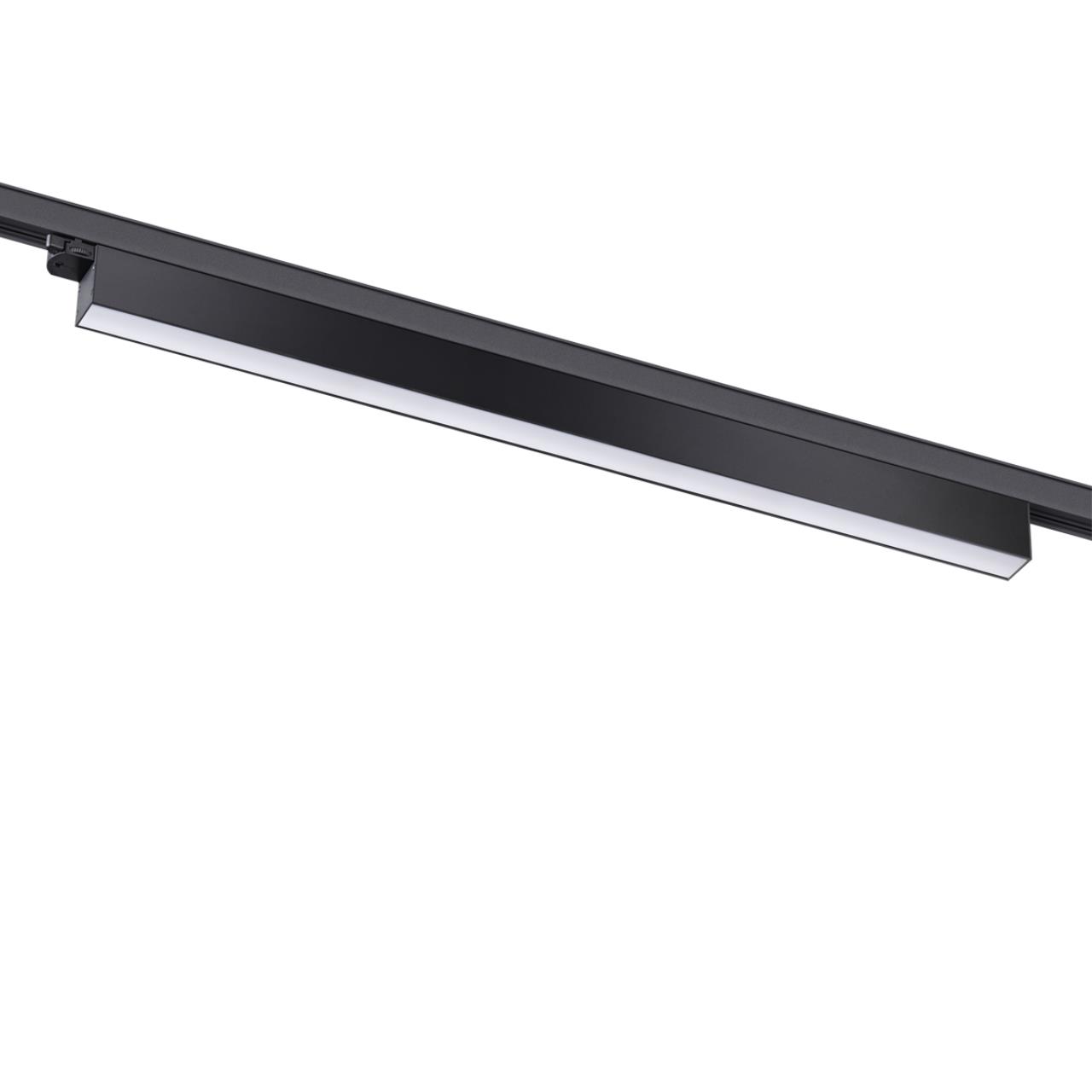 Светильник трехфазный трековый светодиодный NOVOTECH PORT ITER черный LED*1 40W