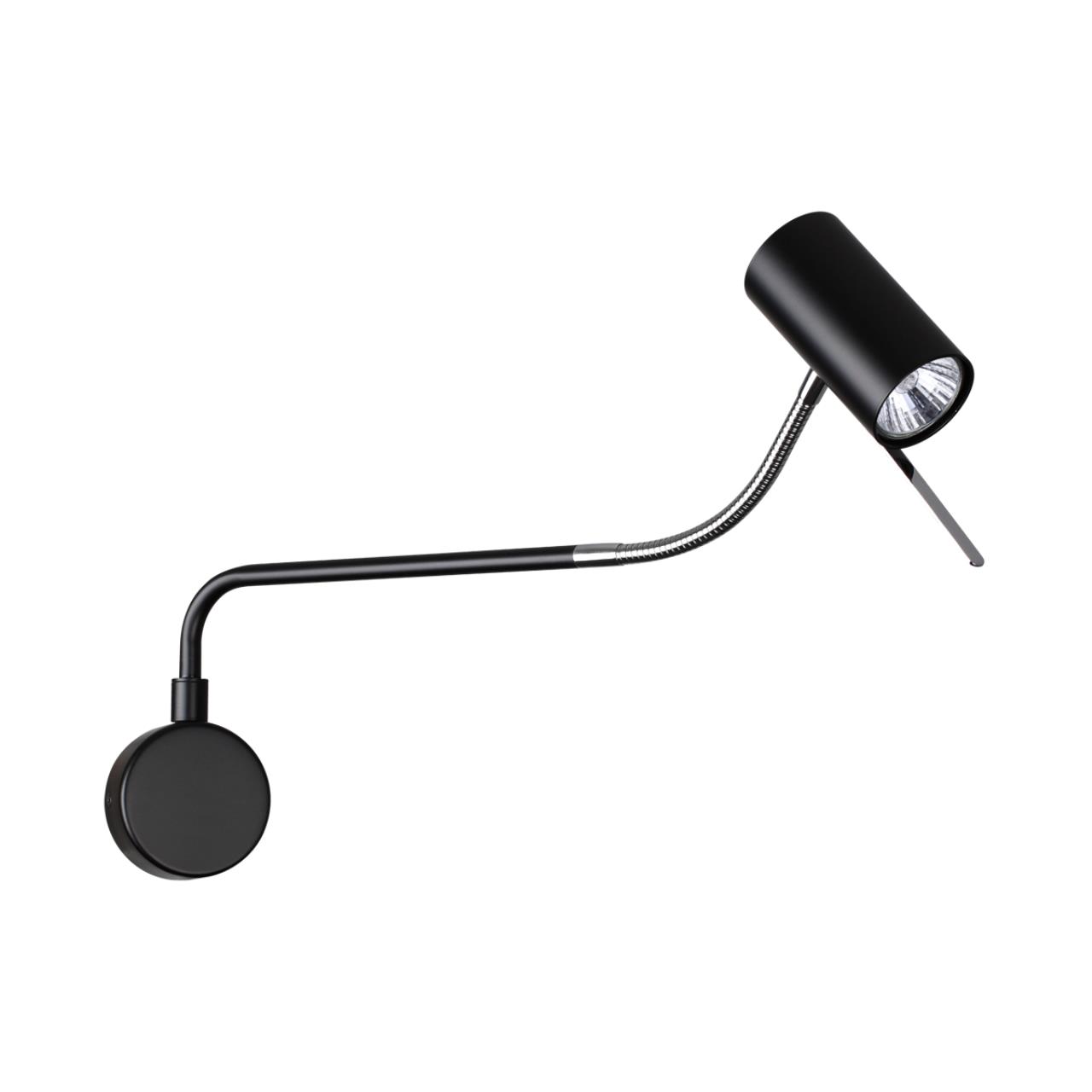 Настенный светильник ODEON LIGHT HIGHTECH GIGI черный GU10*1 10W 3000К