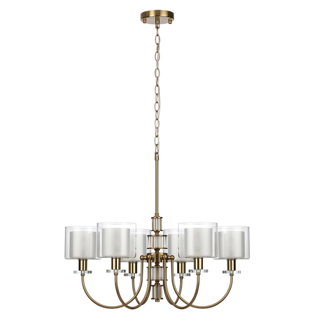 Люстра ODEON LIGHT CLASSIC SAGA античная бронза, латунь E14*6 10W