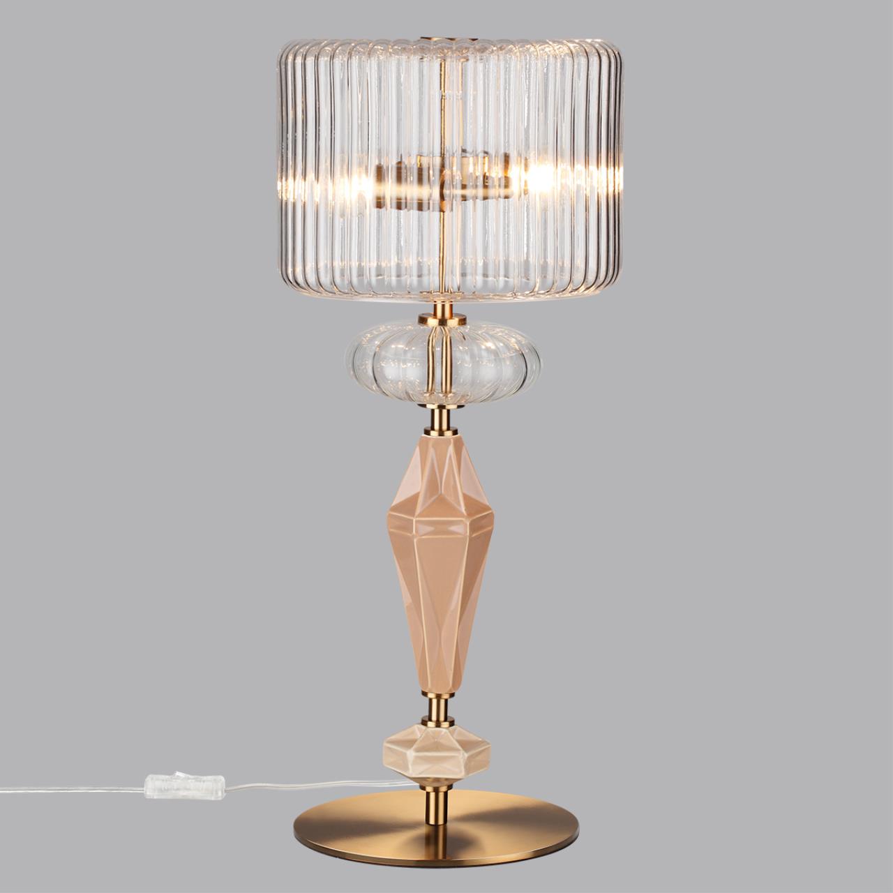 Настольная лампа ODEON LIGHT EXCLUSIVE MODERN TERRA античная бронза, латунь E14*2 10W