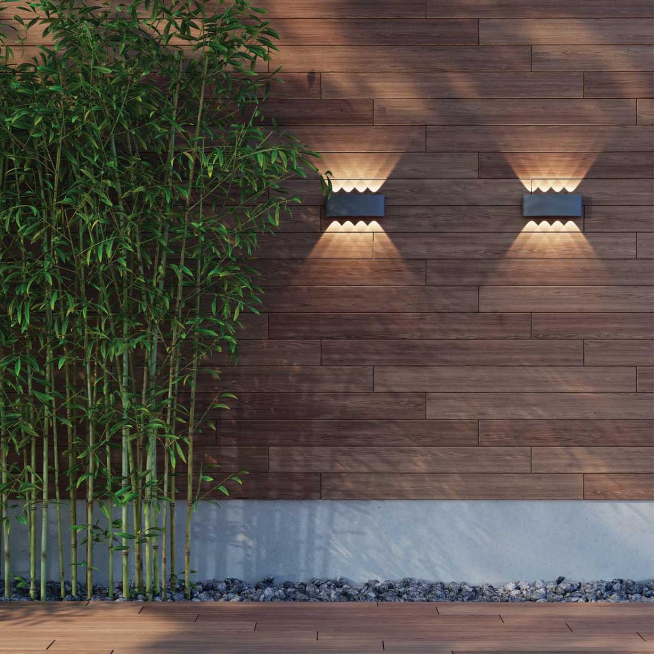 Уличный фасадный светильник NOVOTECH STREET CALLE серый, черный LED*8 8W 4000К 220 мм
