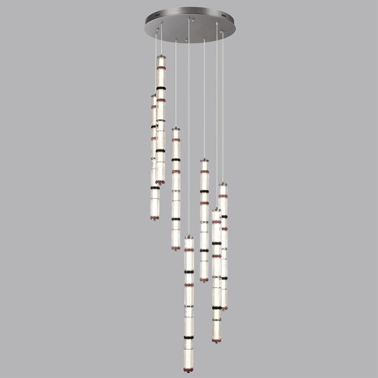 Люстра каскадная ODEON LIGHT EXCLUSIVE L-VISION COLLIER никель