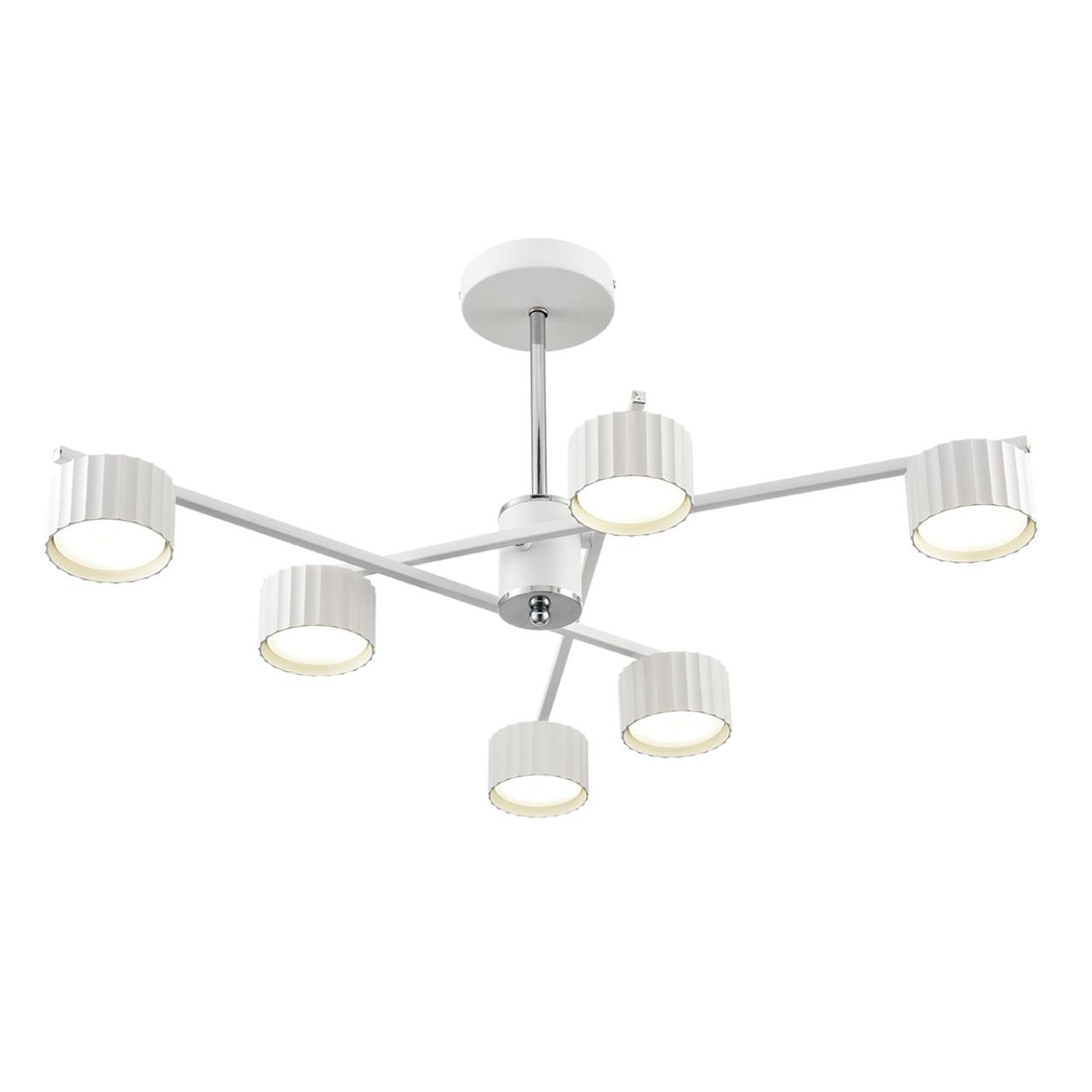 Люстра на штанге LUMION COMFI KARINA белый, хром GX53*6 10W