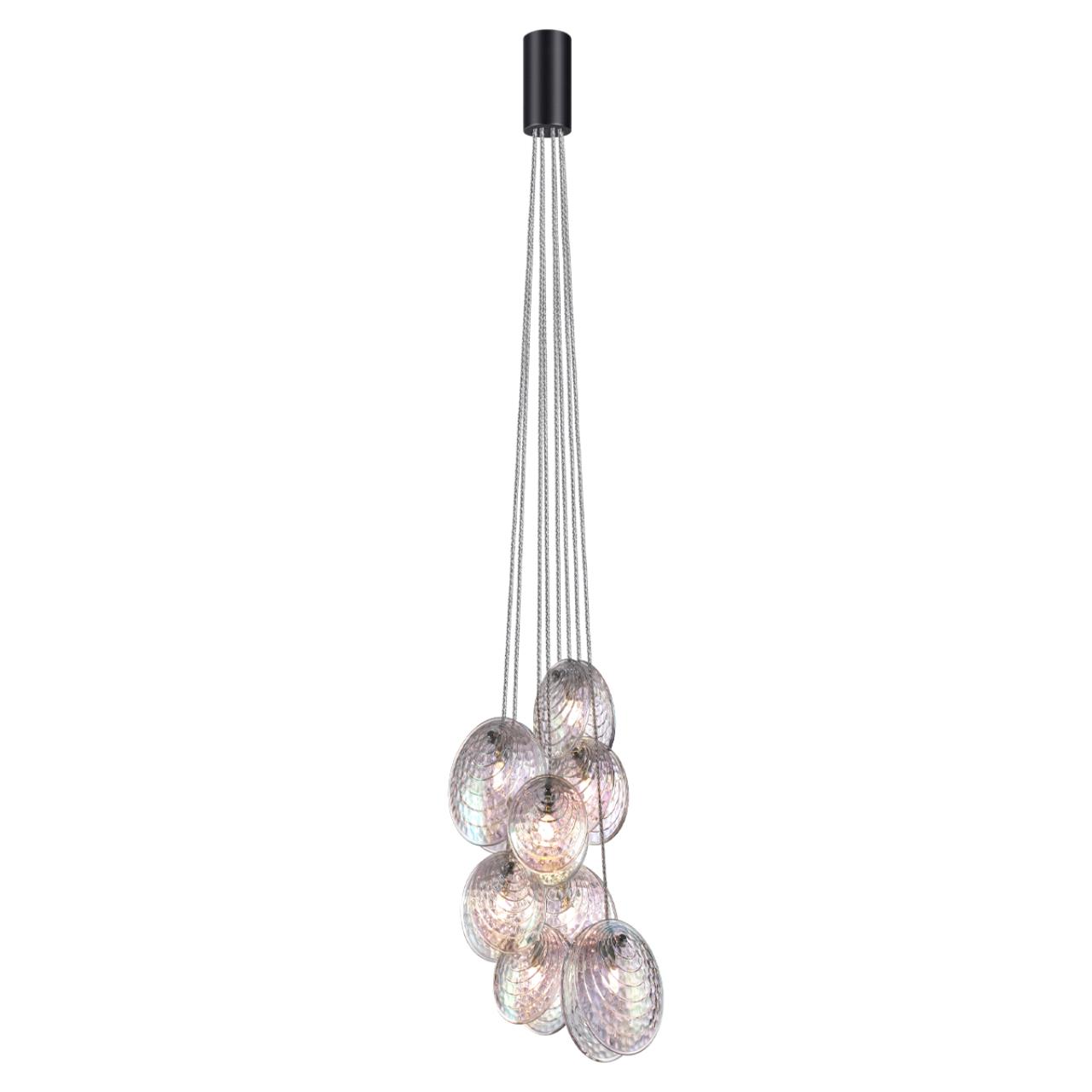 Люстра ODEON LIGHT MODERN MUSSELS черный, перламутровый G9*8 10W