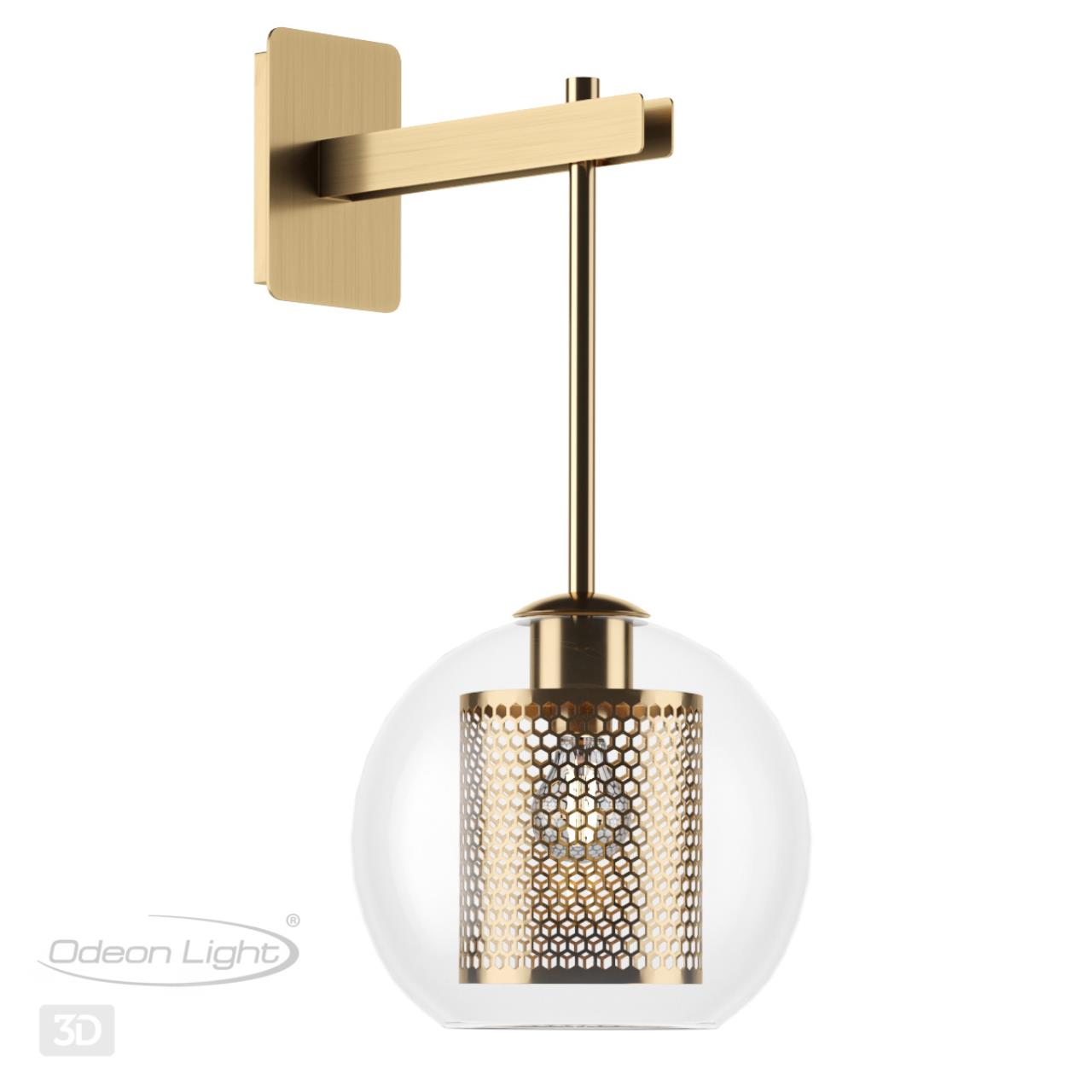 Настенный светильник ODEON LIGHT PENDANT CLOCKY бронзовый