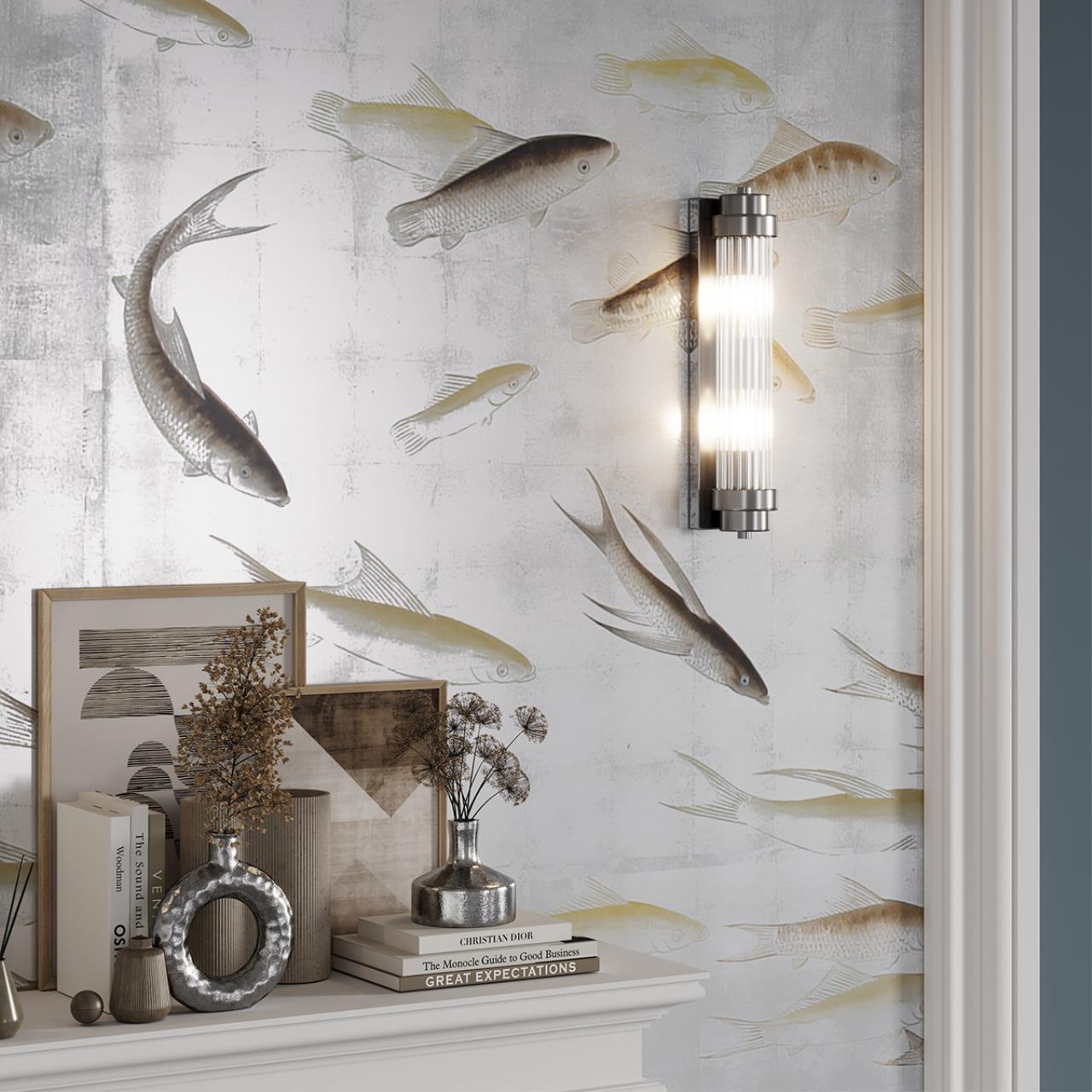 Настенный светильник ODEON LIGHT WALLI LORDI никель