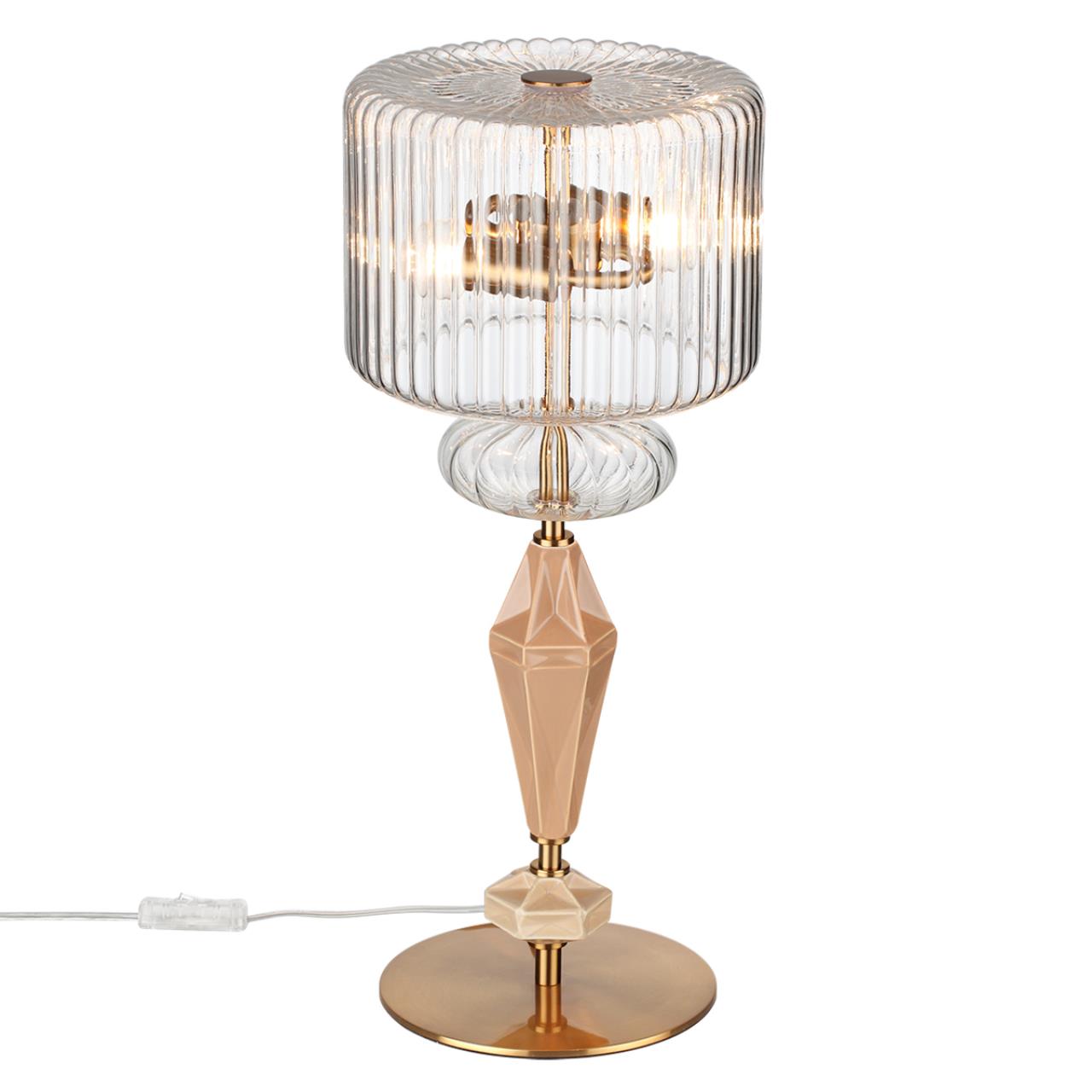 Настольная лампа ODEON LIGHT EXCLUSIVE MODERN TERRA античная бронза, латунь E14*2 10W