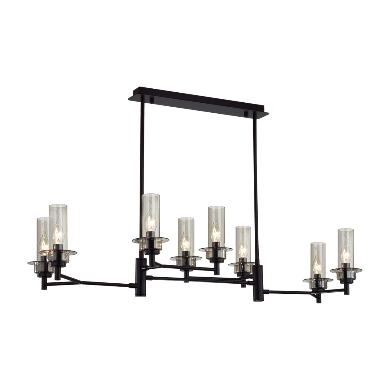 Люстра на штанге LUMION CLASSI MADONNA черный E14*8 10W