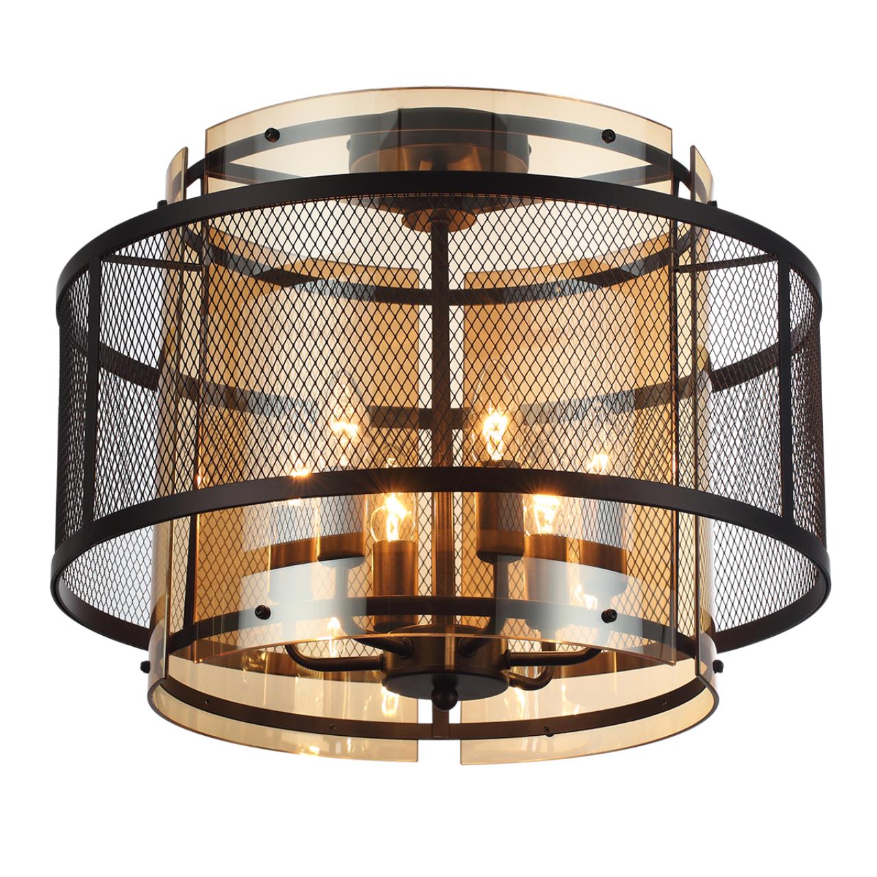 Люстра потолочная LUMION MODERNI ZARINA черный E14*6 10W