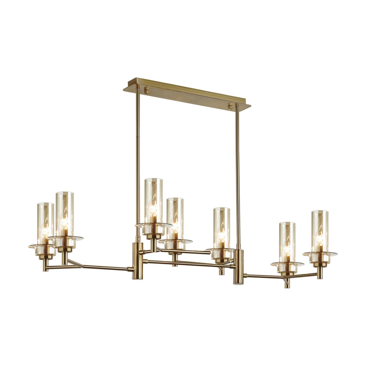 Люстра на штанге LUMION CLASSI MADONNA бронзовый E14*8 10W