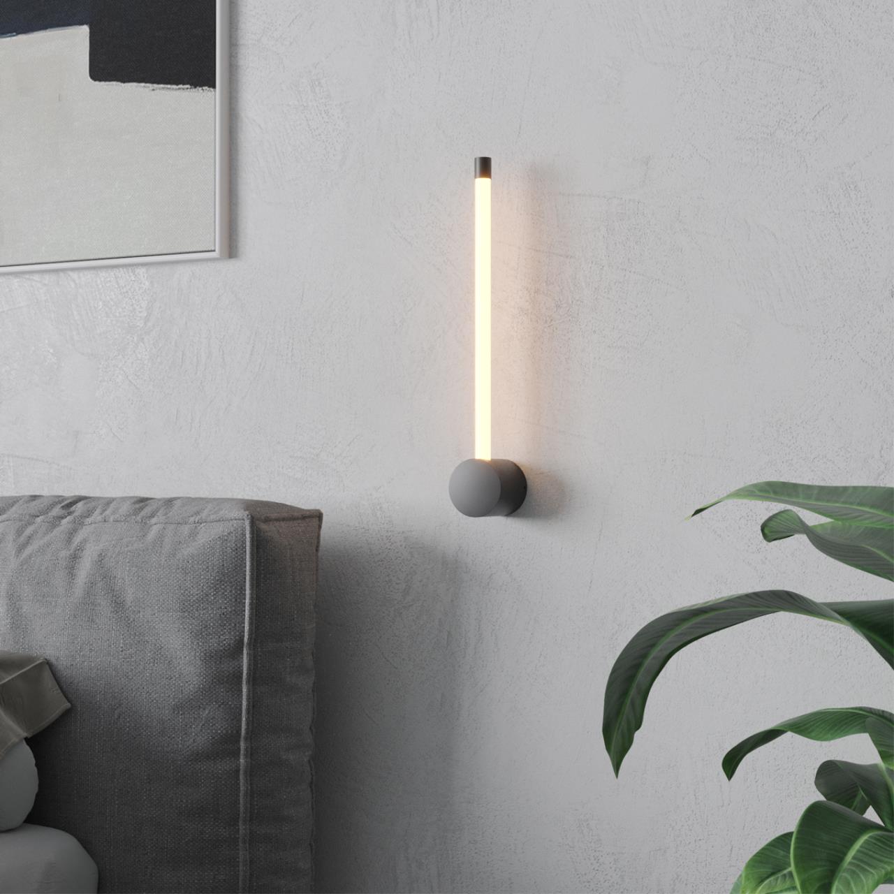 Светильник линейный светодиодный NOVOTECH KONST VITZ черный LED*1 6W 3000К