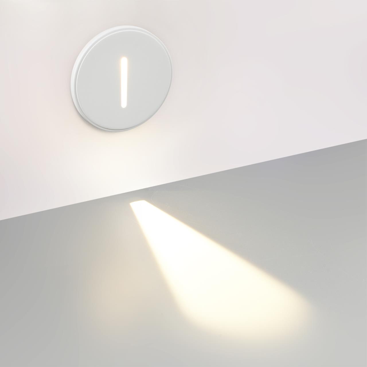 Подсветка лестницы ODEON LIGHT HIGHTECH GIPS белый LED*1 3W 3000К