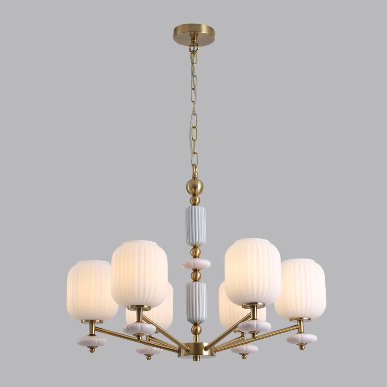 Люстра LUMION MODERNI ALEGRA бронзовый E27*6 10W