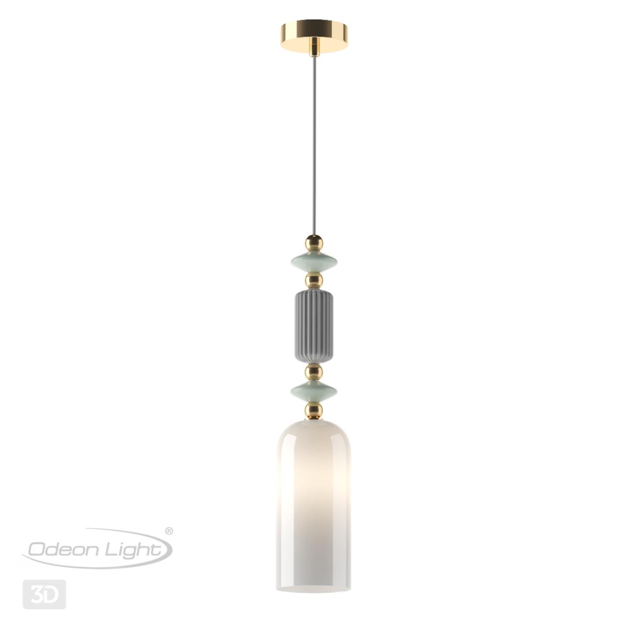 Подвес ODEON LIGHT EXCLUSIVE CLASSIC CANDY золотой E14*1 10W  108 мм