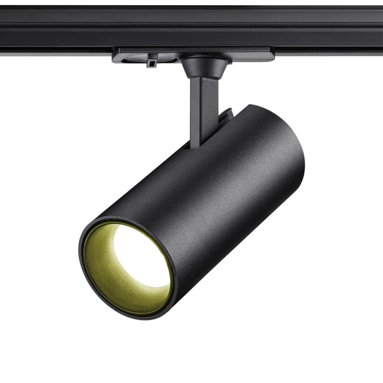 Светильник светодиодный однофазный трехжильный трековый NOVOTECH PORT SELENE черный LED 24W 3000К