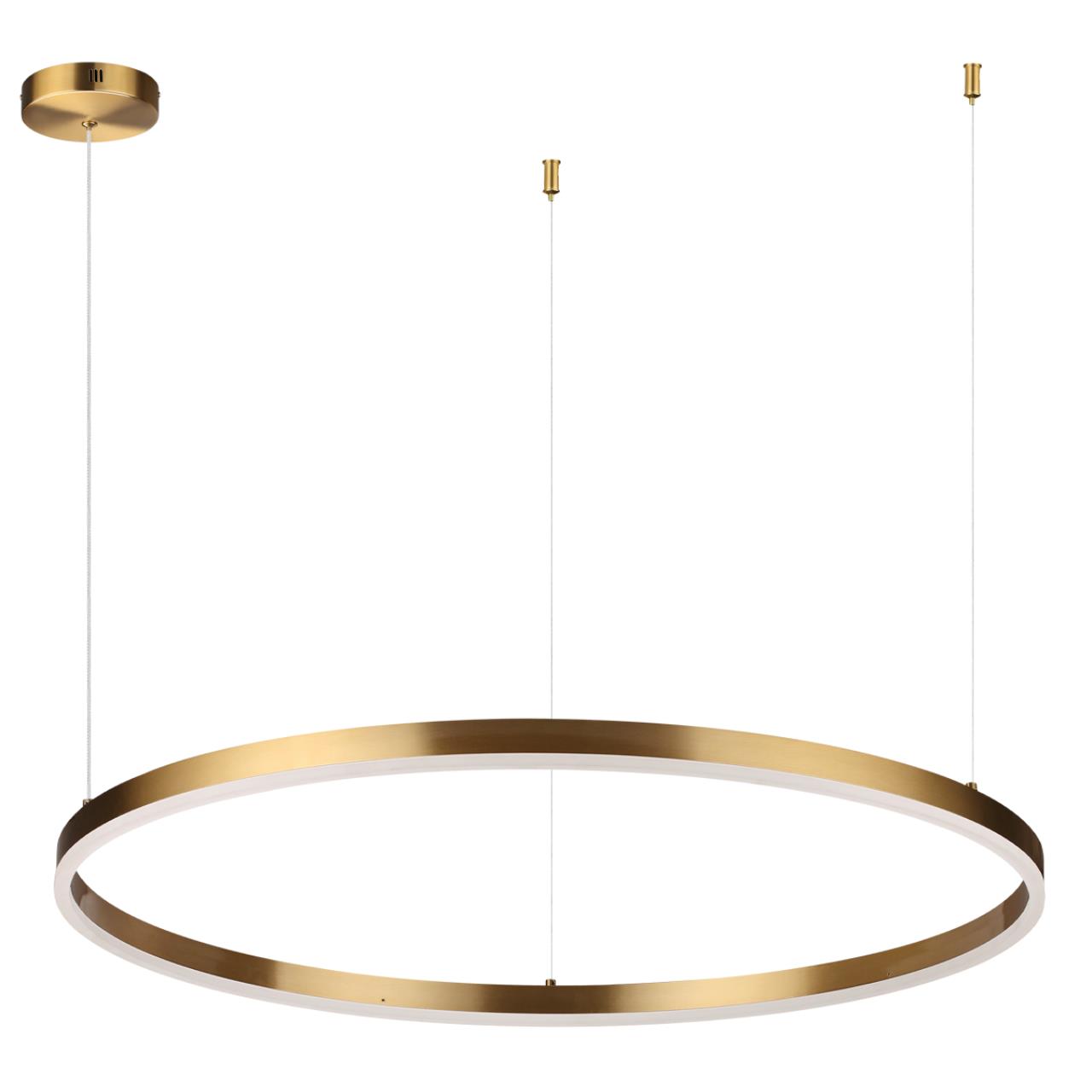 Люстра подвесная LUMION LEDIO ECHO латунь LED*1 67W