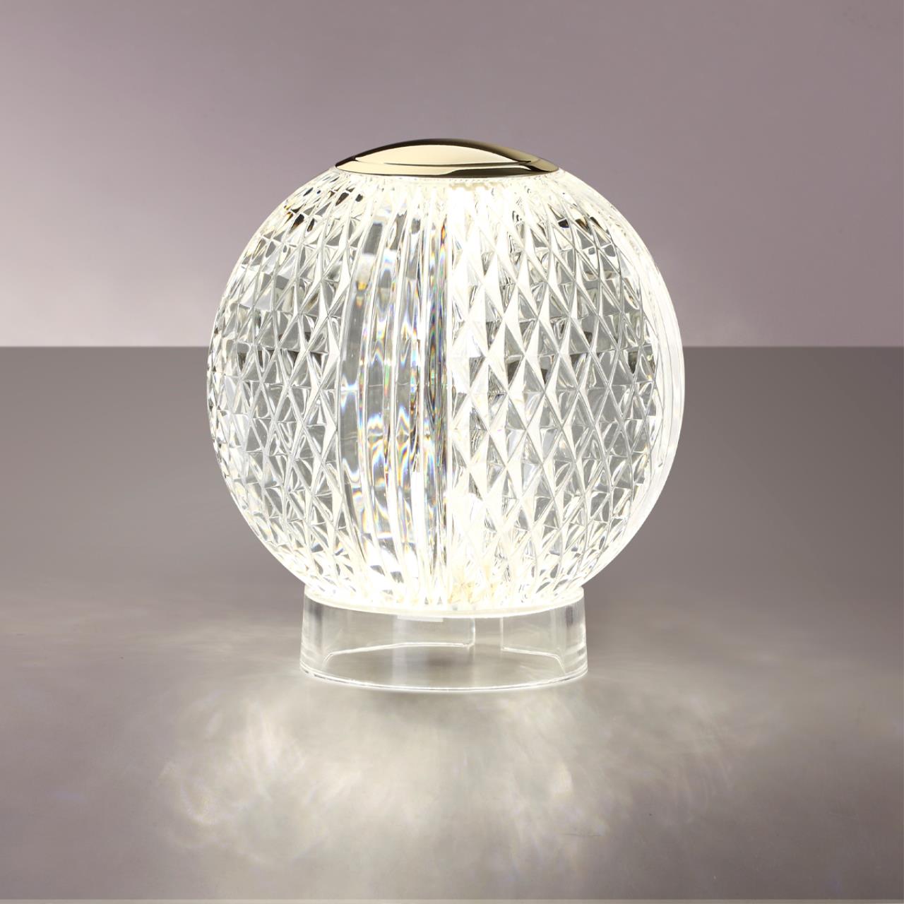 Настольный светильник ODEON LIGHT L-VISION CRYSTAL золотой