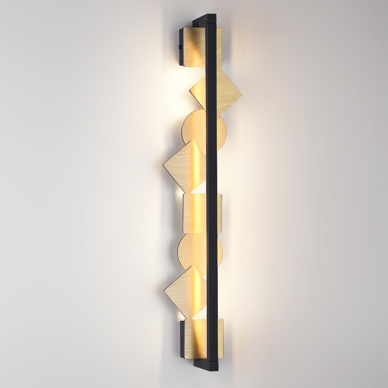 Настенный светильник ODEON LIGHT EXCLUSIVE HIGHTECH GEOS черный, бронзовый