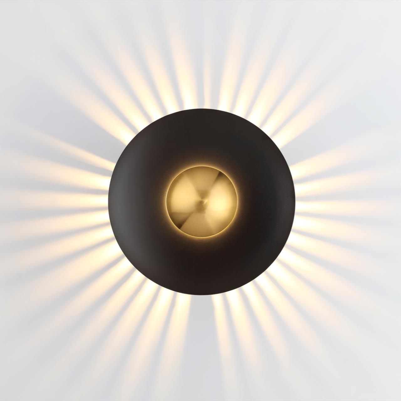 Настенный светильник ODEON LIGHT MIDCENT ADAMAS черный