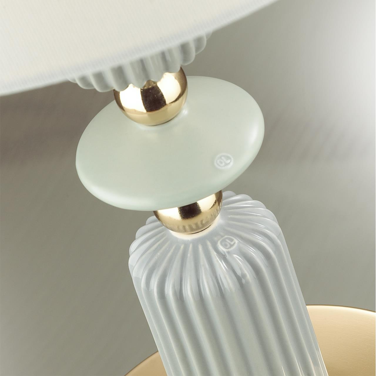 Настольная лампа ODEON LIGHT EXCLUSIVE CLASSIC CANDY золотой E27*1 10W  315 мм