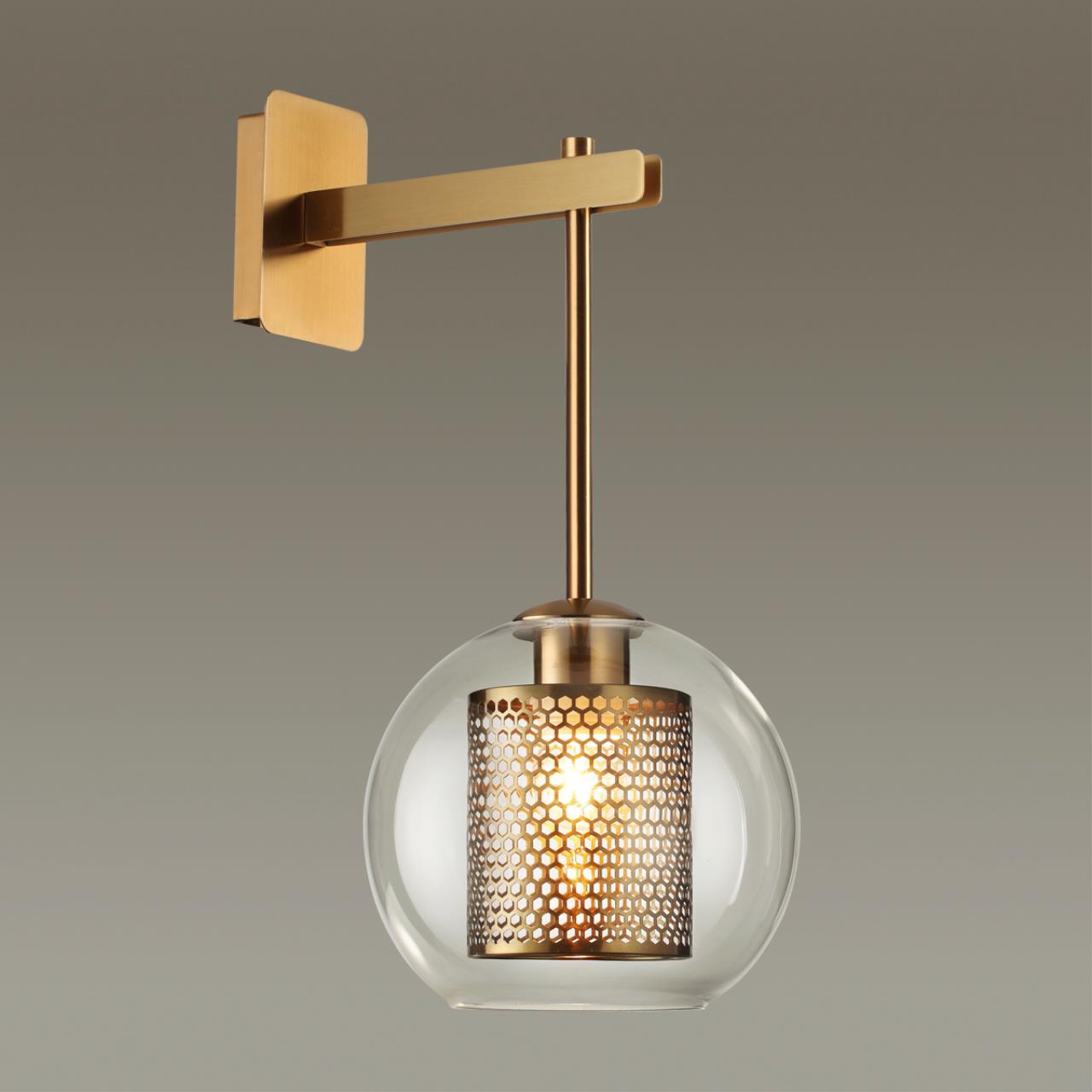 Настенный светильник ODEON LIGHT PENDANT CLOCKY бронзовый
