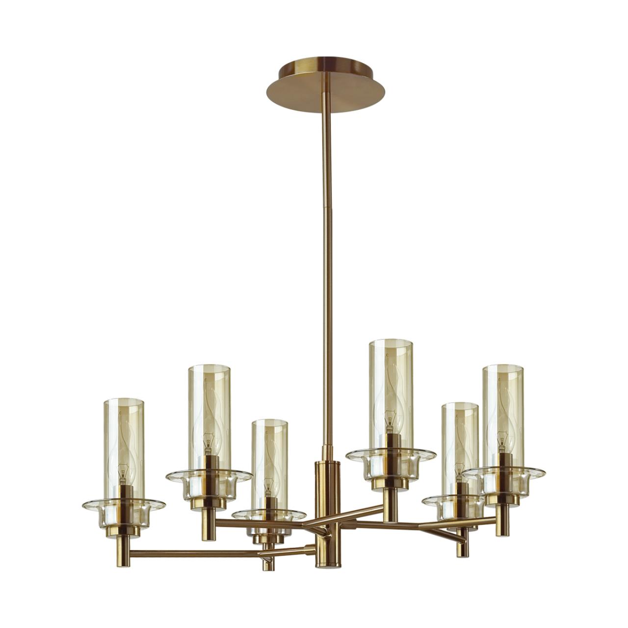 Люстра на штанге LUMION CLASSI MADONNA бронзовый E14*6 10W