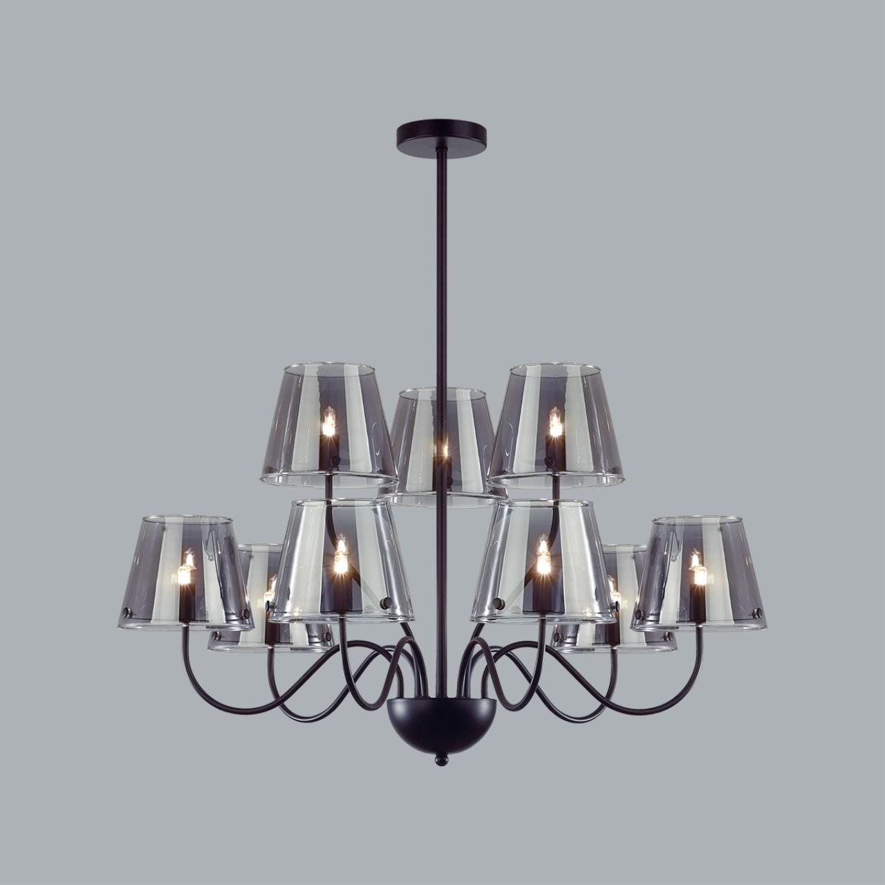 Люстра на штанге LUMION MODERNI SMOKY черный G9*1 10W