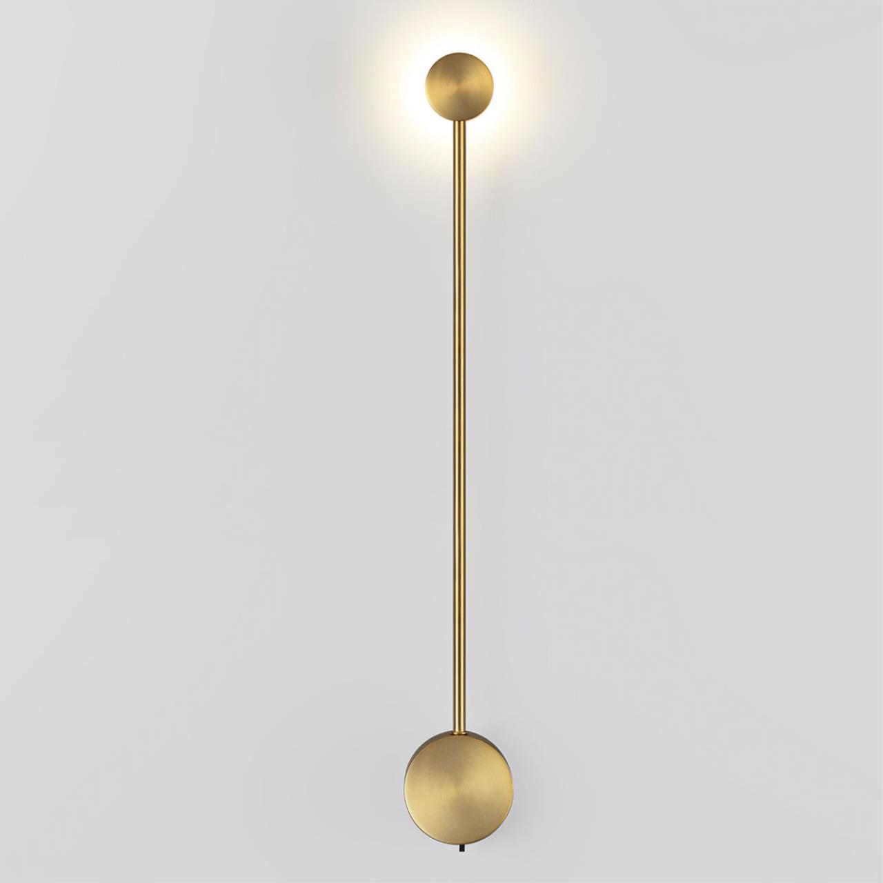 Настенный светильник ODEON LIGHT HIGHTECH SATELLITE античная бронза LED*1 6W 3000/4000К 680 мм