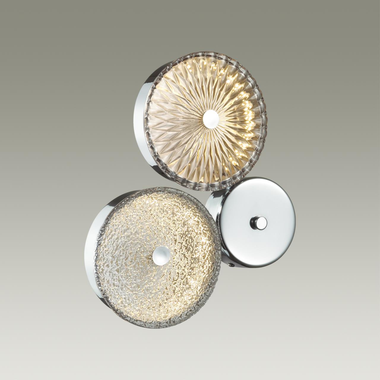 Бра ODEON LIGHT EXCLUSIVE L-VISION CARAMELLA хром LED*1 14W