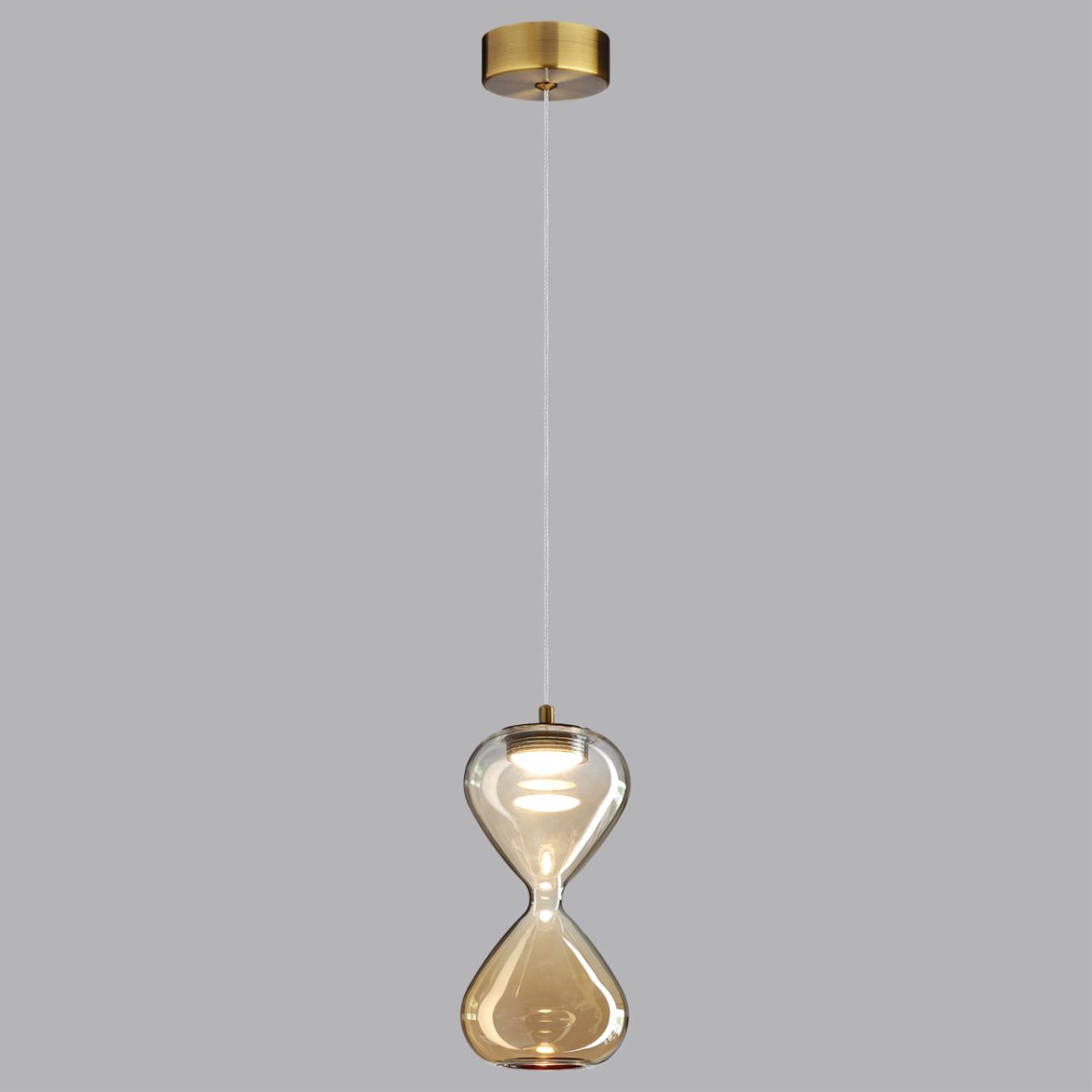 Подвес ODEON LIGHT PENDANT GLESSI бронзовый LED*1 4W 4000К