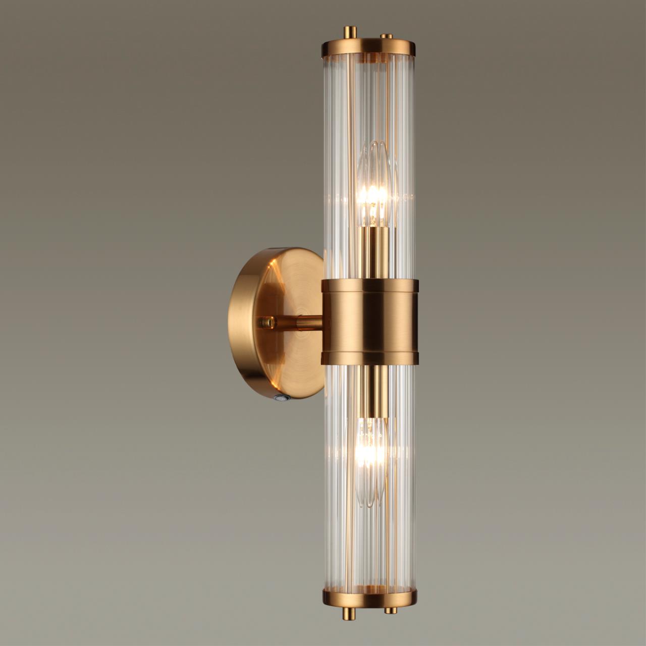 Настенный светильник ODEON LIGHT DROPS KEPA бронзовый